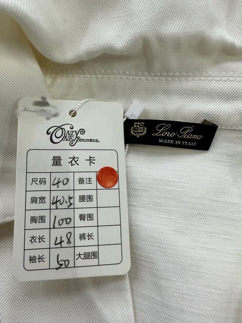 Loro Piana LORO PIANA White pocket embroidered top Size XS / US 0-2 / IT 36-38 - 4 Thumbnail