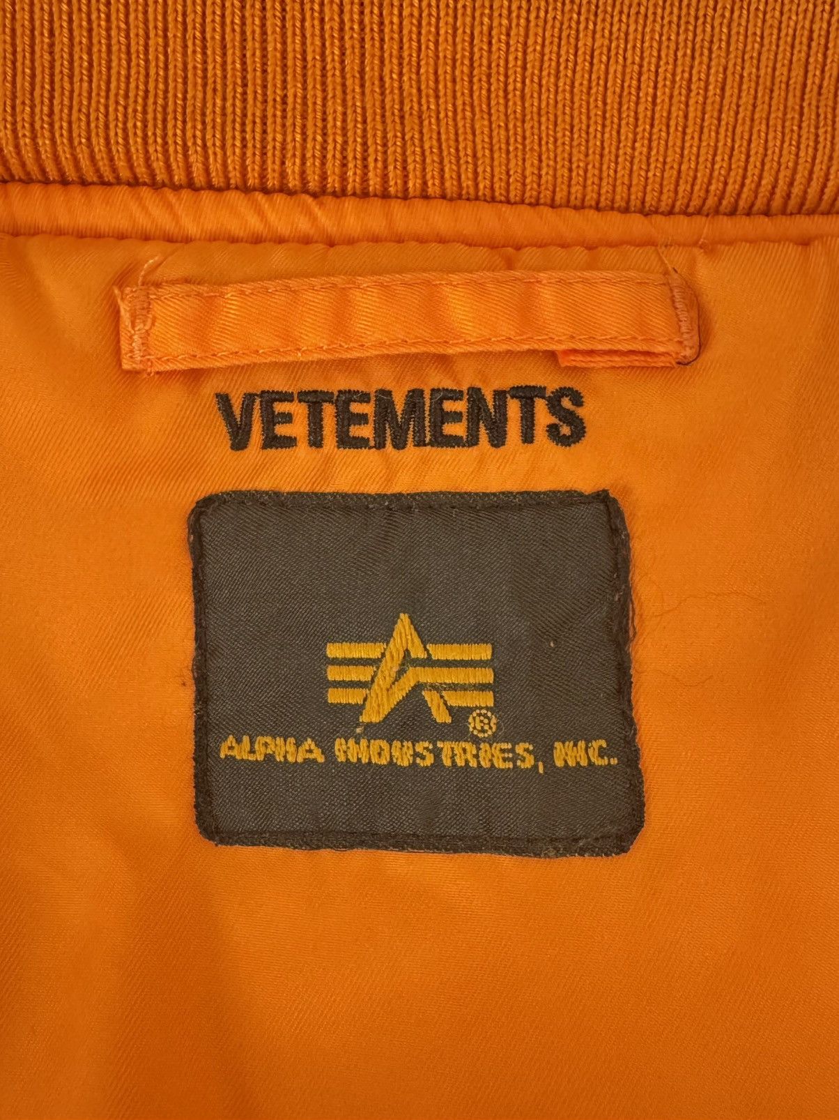 Vetements Vetements 18AW Runway MA-1 Bomber Jacket Size US M / EU 48-50 / 2 - 16 Thumbnail