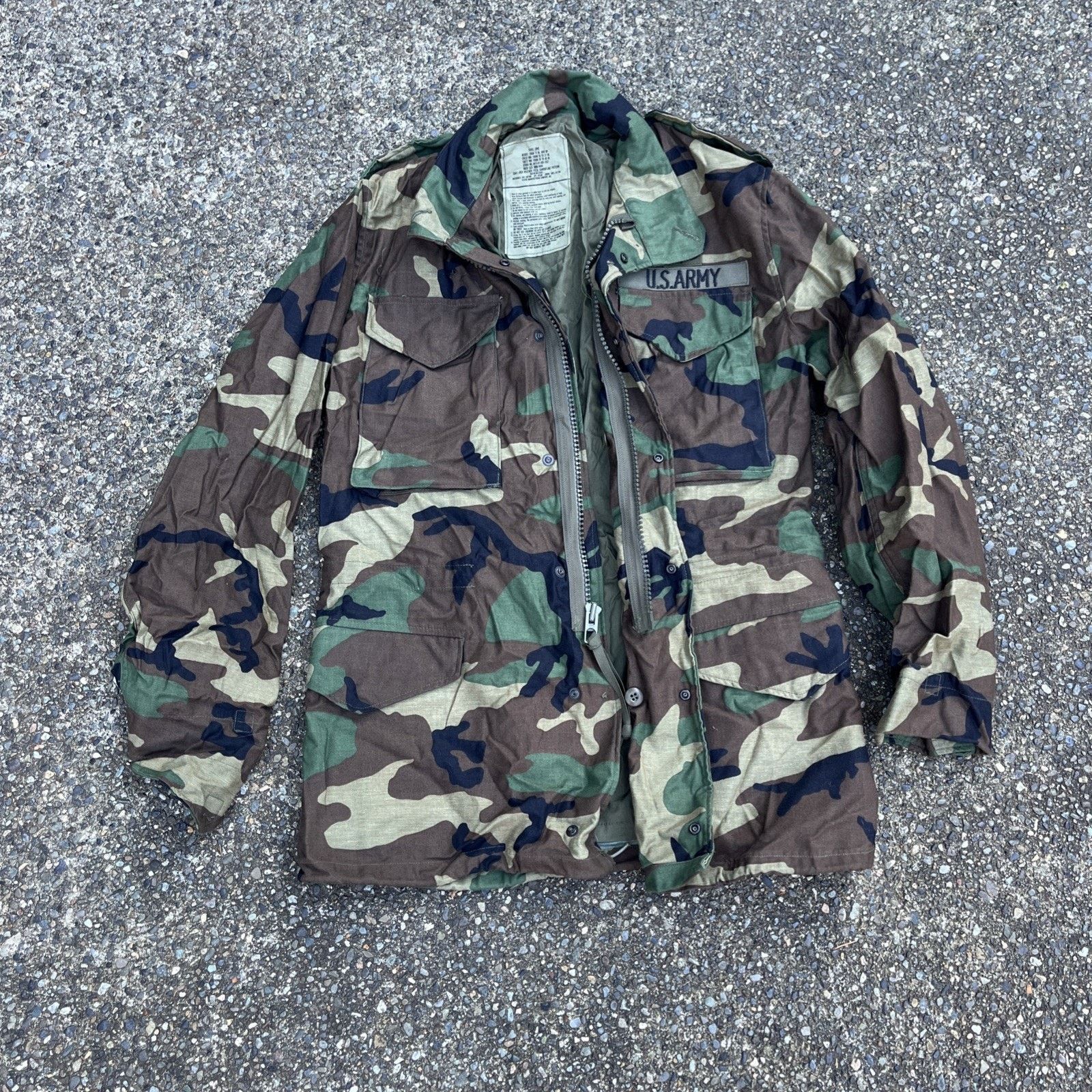Other USGI US Army M-65 Woodland Field Jacket Cold Weather Small Size US S / EU 44-46 / 1 - 8 Thumbnail