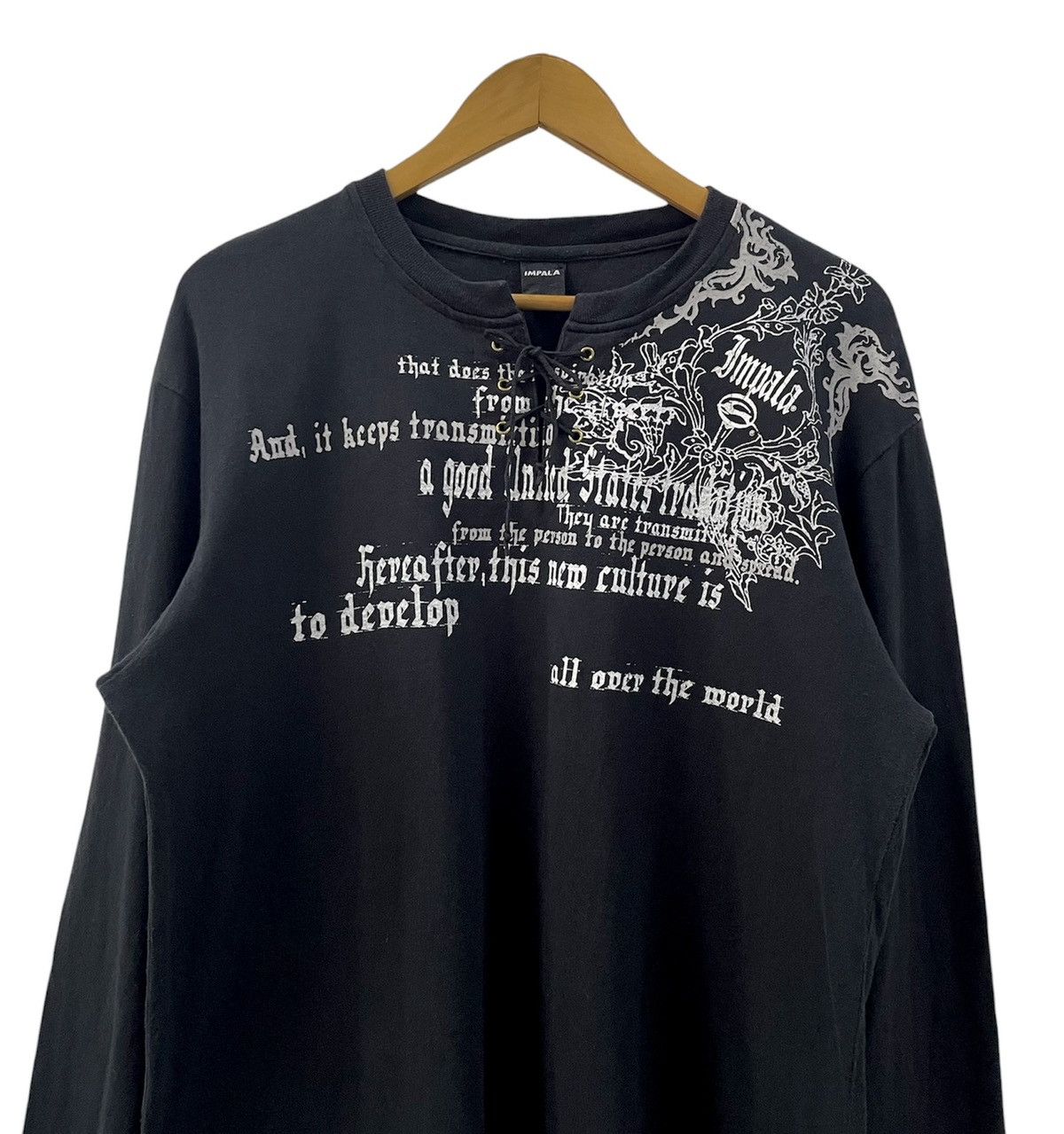 If Six Was Nine Impala Japan Poem Lace Tshirts Size US M / EU 48-50 / 2 - 1 Thumbnail