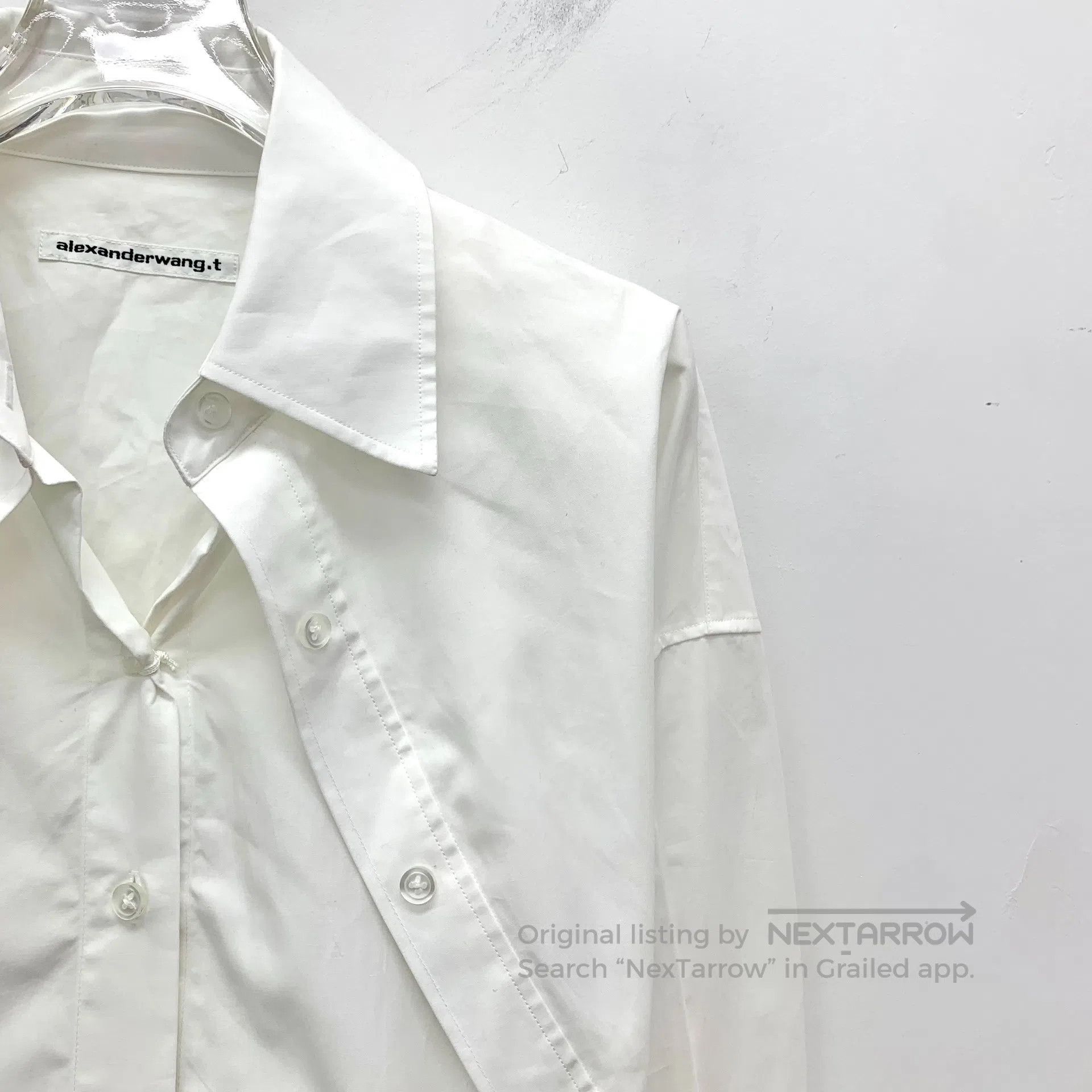 Alexander Wang Alexander Wang White Drawstring Waist Reversible Collar Si Size XS / US 0-2 / IT 36-38 - 3 Thumbnail