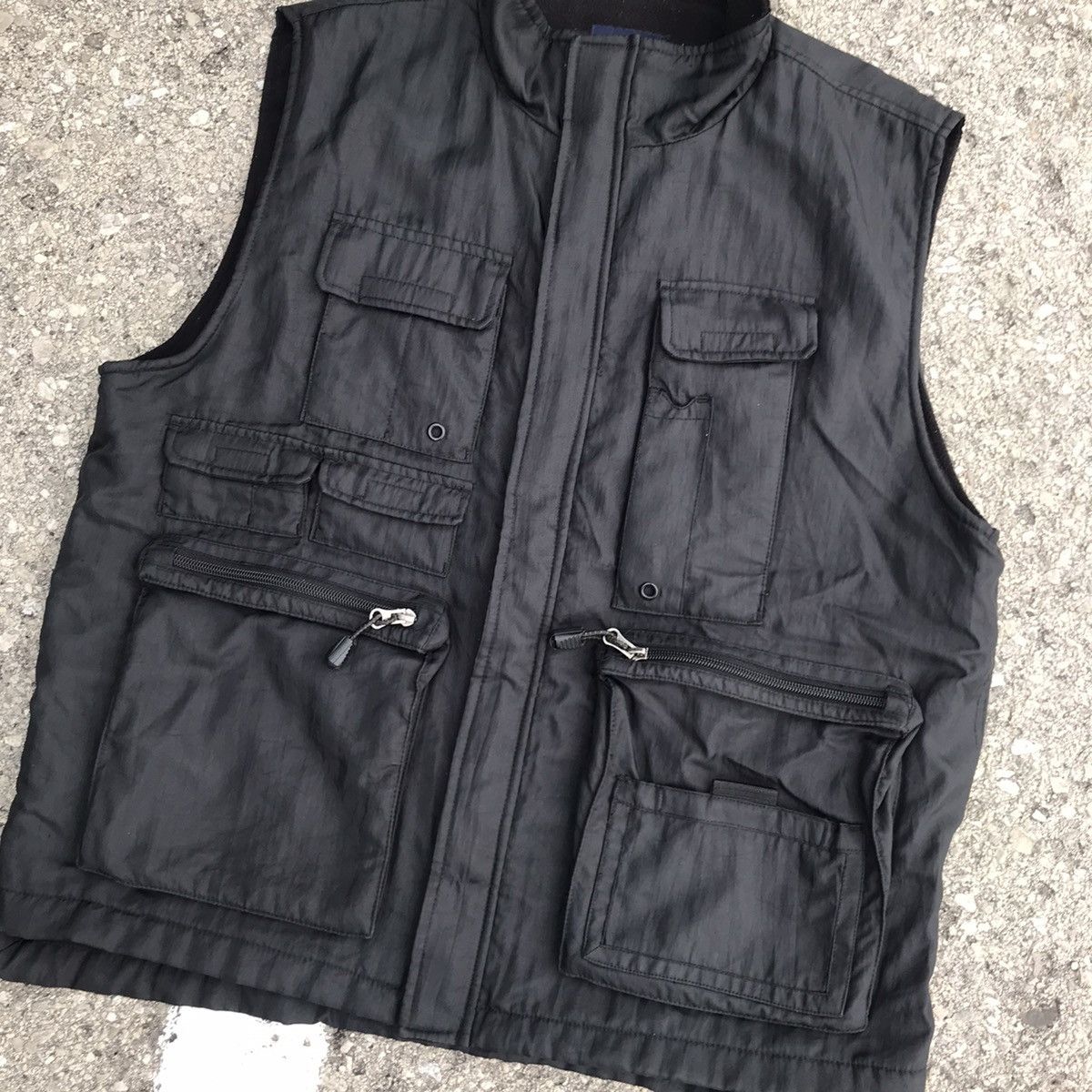 Gap × Vintage Vintage 00s Gap fleece lined cargo Utility vest Sz M Size US M / EU 48-50 / 2 - 3 Thumbnail