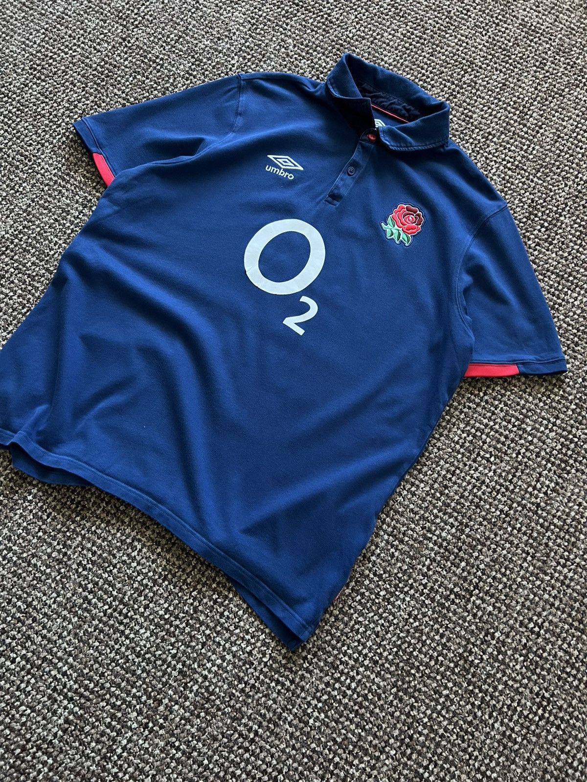 Umbro Umbro England League 02 Rugby Jersey Shirt Size US XXL / EU 58 / 5 - 3 Thumbnail