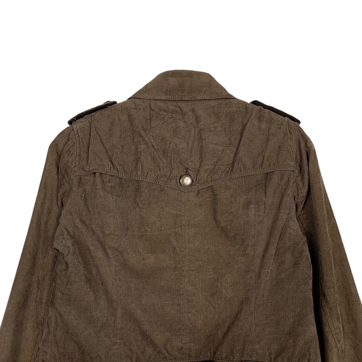 Japanese Brand UNIVERSAL LANGUAGE Crop Belted Jacket #1528-C68 Size XS / US 0-2 / IT 36-38 - 8 Thumbnail