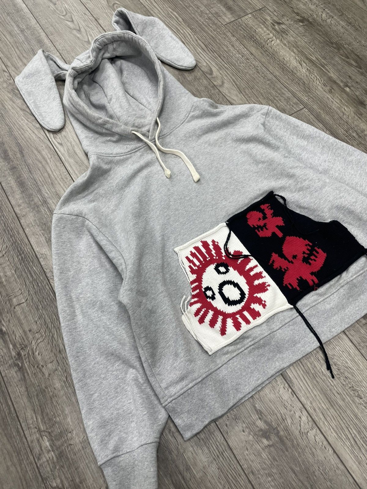 Charles Jeffrey LOVERBOY L-Charles Jeffrey Loverboy Patch Rabbit Ears Hoodie Size US L / EU 52-54 / 3 - 2 Thumbnail