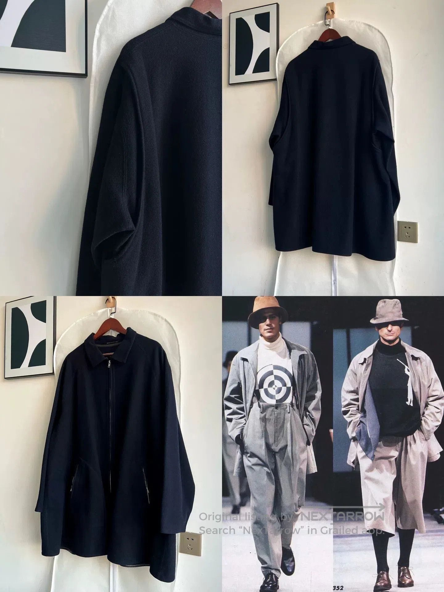 Yohji Yamamoto Yohji Yamamoto Zip Pocket Coat. Size US M / EU 48-50 / 2 - 8 Thumbnail