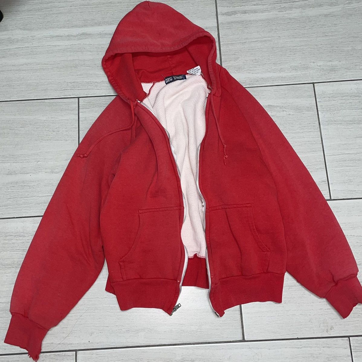 Vintage Big Yank Vintage Thermal Zip Up Sweatshirt Size US M / EU 48-50 / 2 - 1 Thumbnail