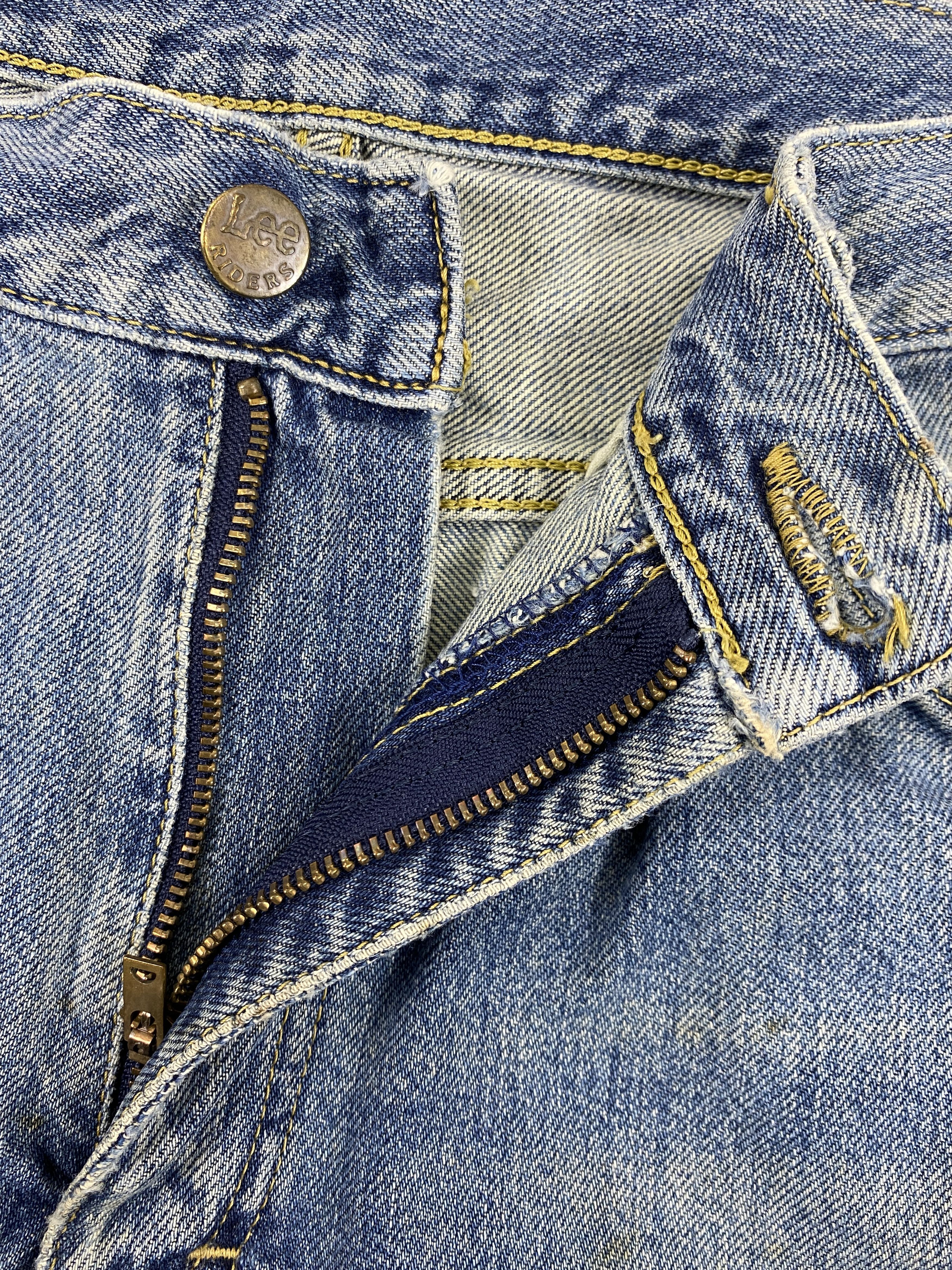 Japanese Brand Distressed Blue Vintage Lee Flare Jeans 30x32 Denim- JN3534 Size US 30 / EU 46 - 6 Thumbnail