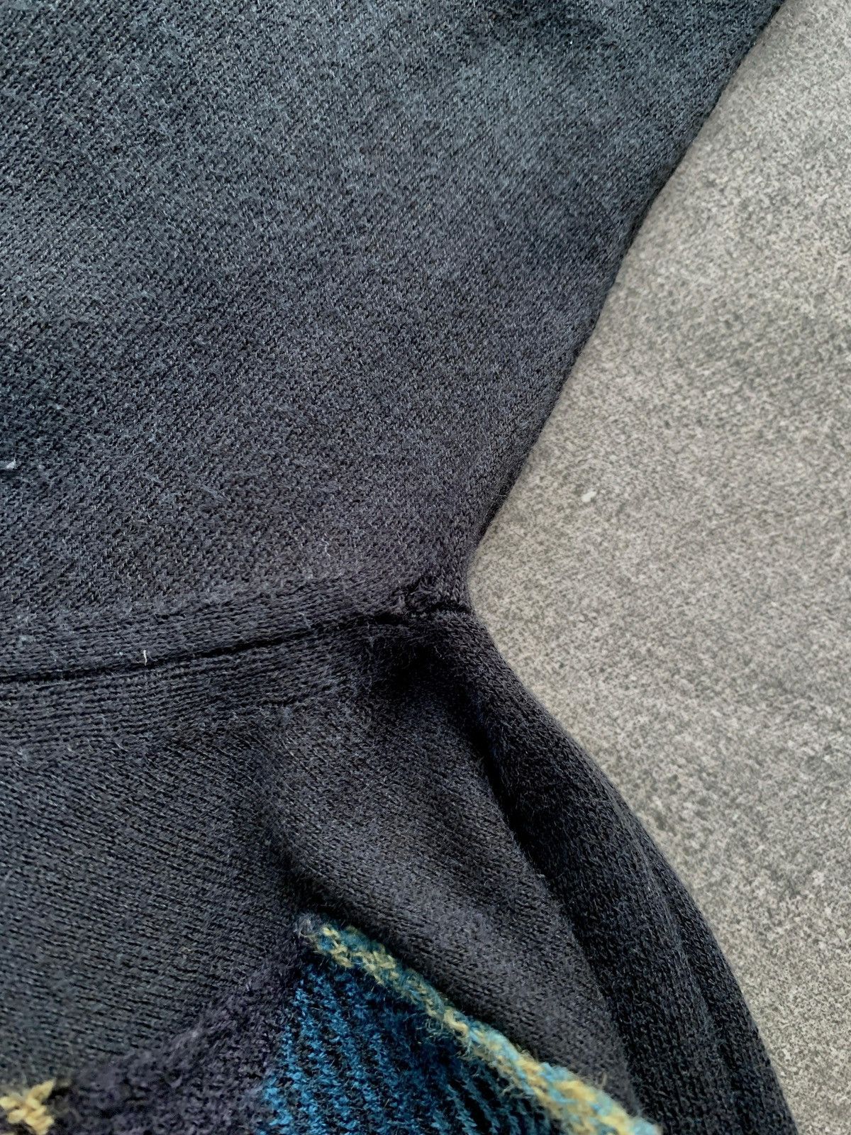 Comme des Garcons Homme Plus Patchwork Knit Tshirt Size US M / EU 48-50 / 2 - 3 Thumbnail