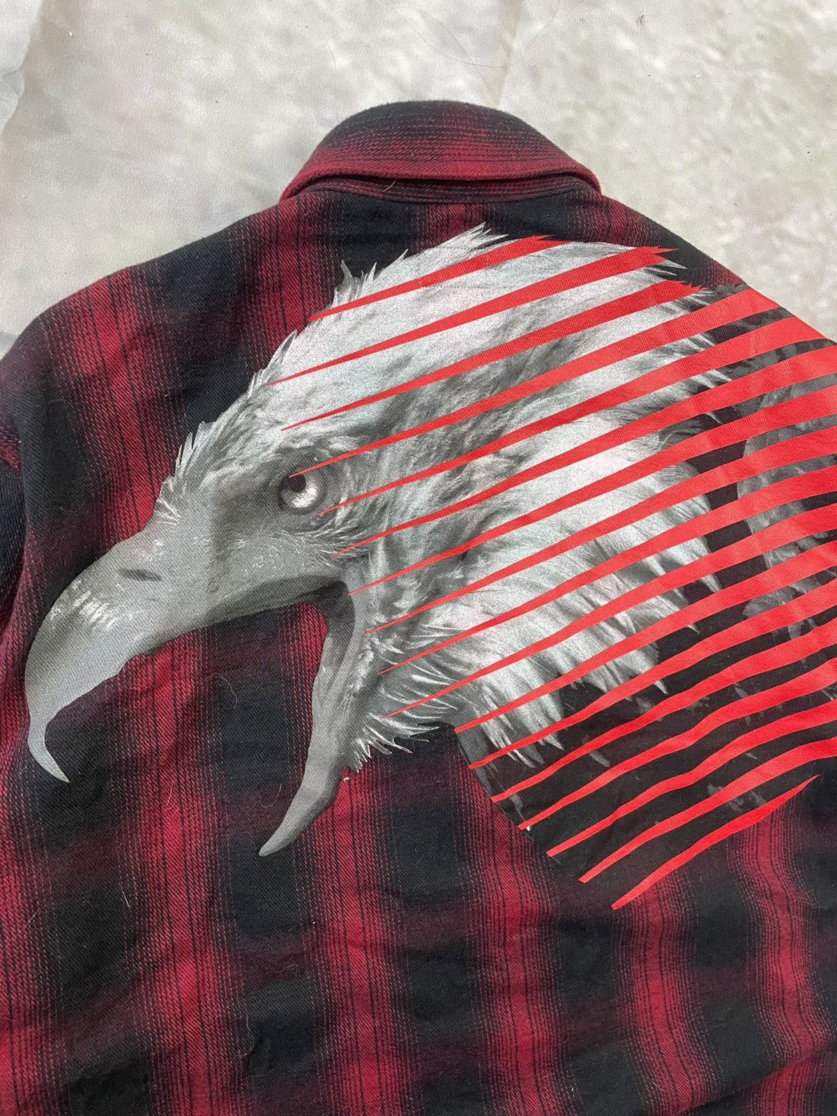 Marcelo Burlon Marcelo Burlon Milan Eagle Flannel Plaid Size US M / EU 48-50 / 2 - 2 Thumbnail