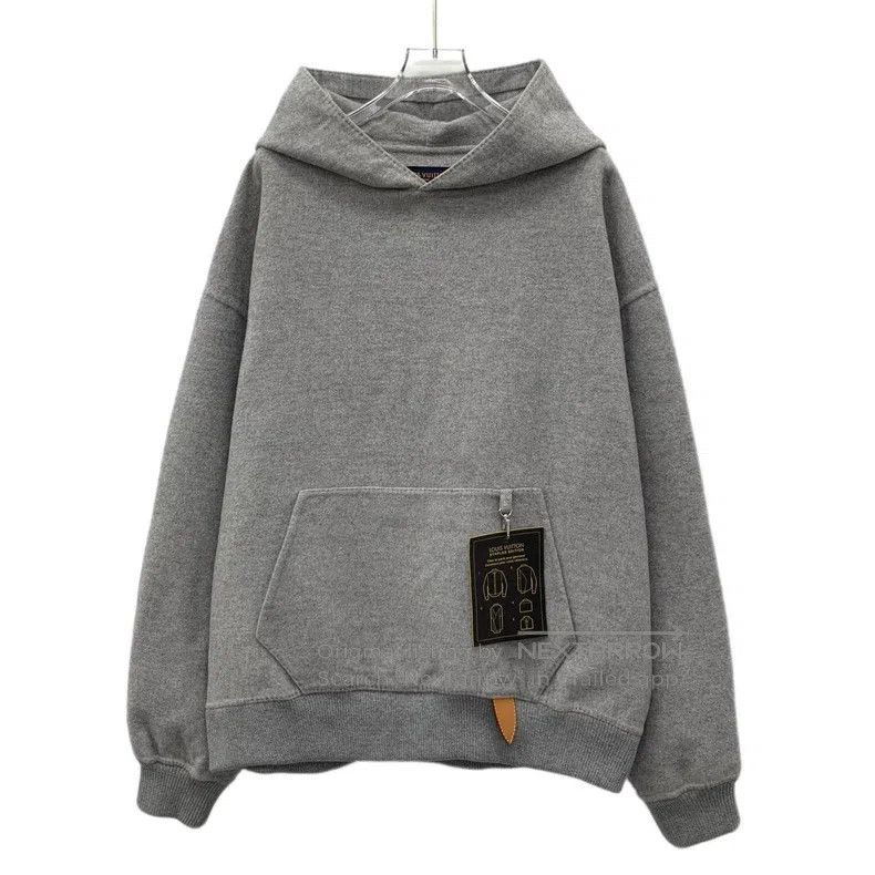 Louis Vuitton Louis Vuitton Grey tag sheet wool hooded long sleeve sweat Size US L / EU 52-54 / 3 - 1 Thumbnail