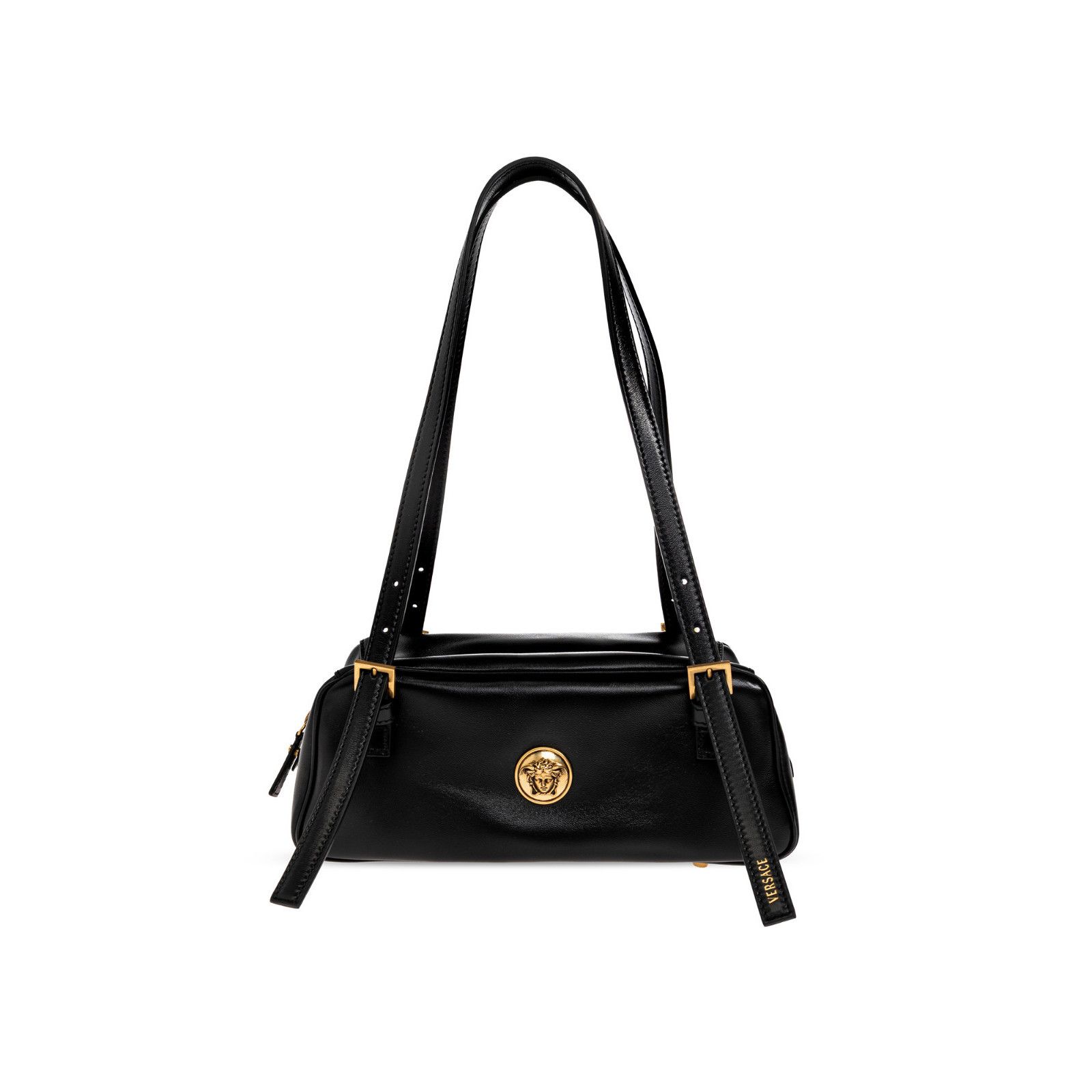 Versace VERSACE Black Leather Top Handle Bag New & Authentic Size ONE SIZE - 1 Thumbnail