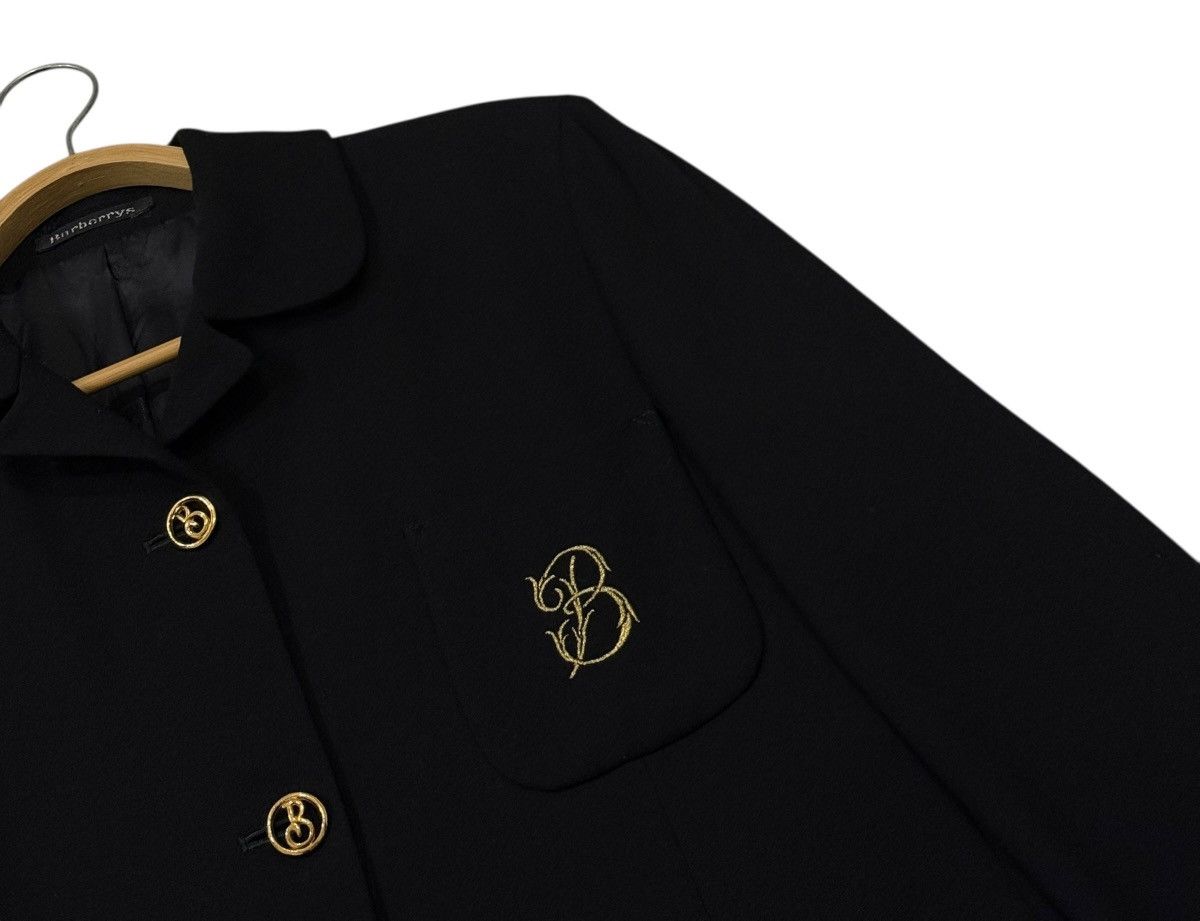 Burberry Vintage Burberry England Gold Buttons Casual Wool Jacket Size M / US 6-8 / IT 42-44 - 7 Thumbnail
