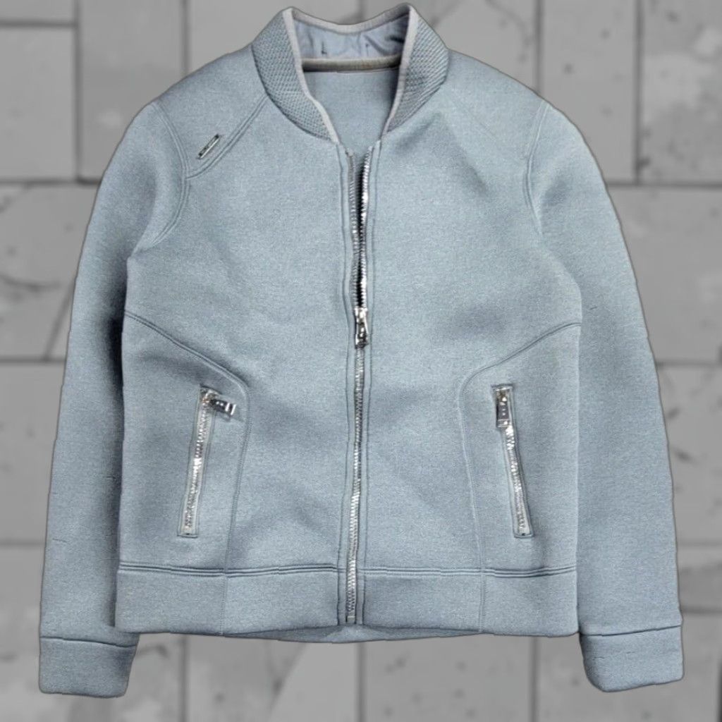 Vintage Polo Sport Jacket XS Women Gray Full Zip Stretch Long Sleeve Pockets Embroidered Logo Size XS / US 0-2 / IT 36-38 - 1 Thumbnail