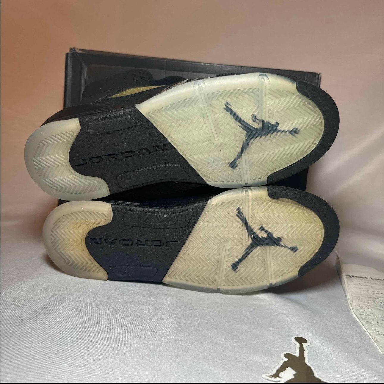 Jordan Brand × Nike Size 6 - Nike Air Jordan 5 Retro OG BG Black Metallic 2016 Size US 6 / EU 39 - 6 Thumbnail