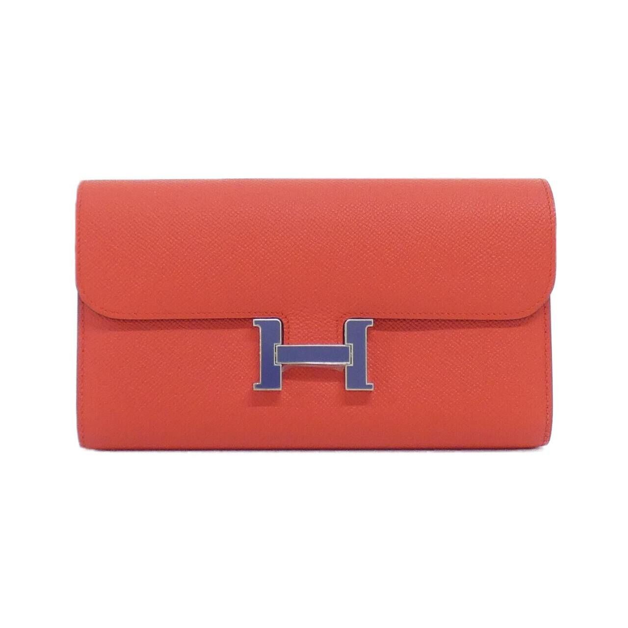 Hermes Hermes Hermes Constance Long Epsom Long Wallet Leather Long Wallet C DUTY FREE for USA Size ONE SIZE - 1 Thumbnail
