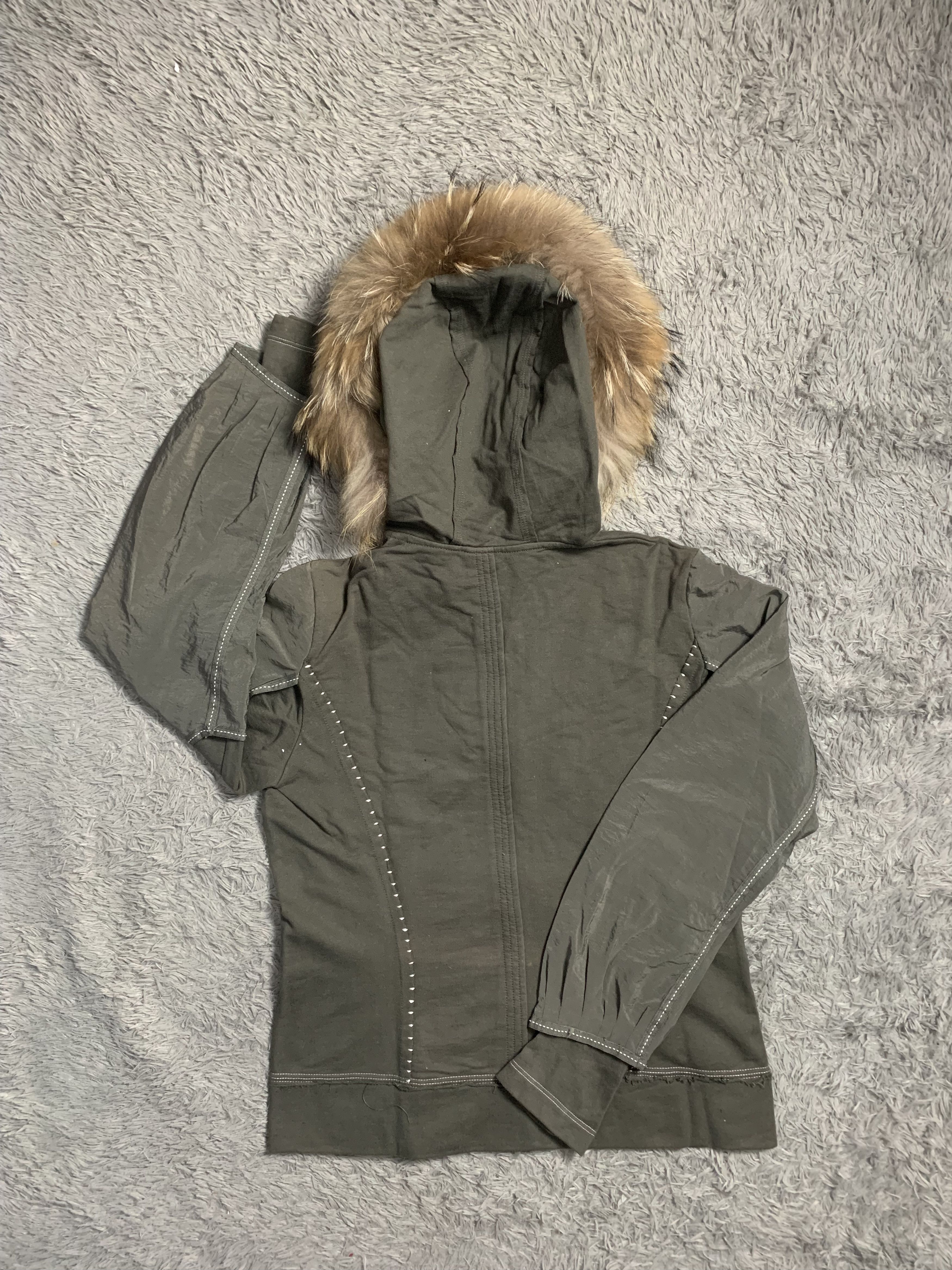Japanese Brand Crazy Stitch Charming Point Fur Hoodie Size US M / EU 48-50 / 2 - 2 Thumbnail