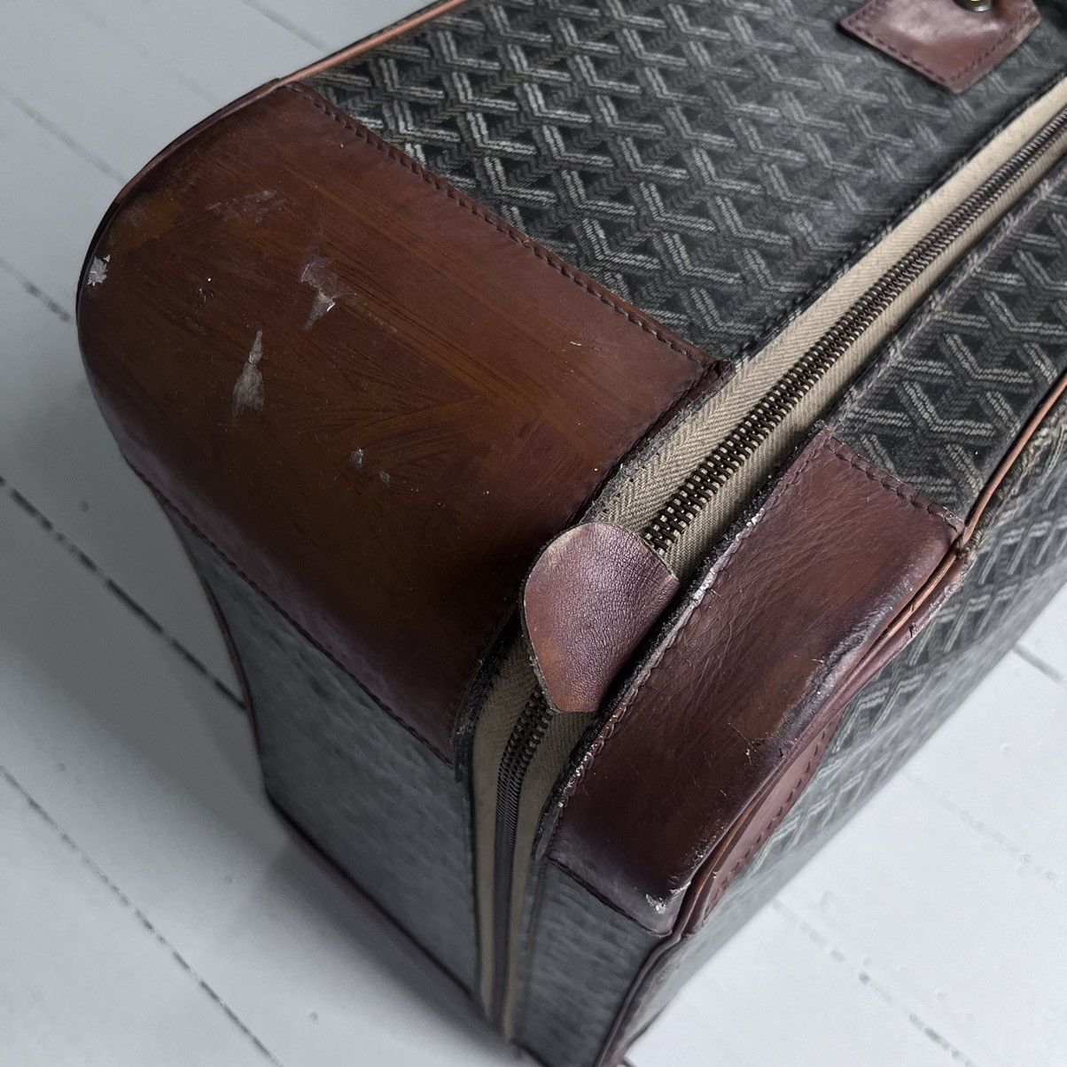 Goyard Goyard Goyardine Monogram Mid 1900s Soft Suitcase Size ONE SIZE - 6 Thumbnail