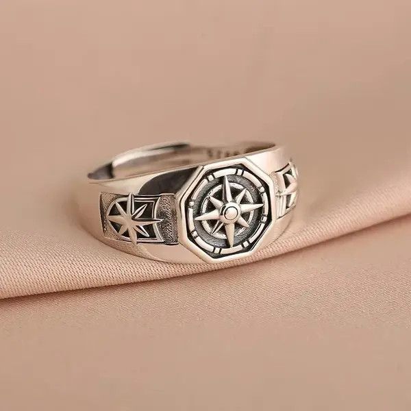 Jewelry Maruyama x Etou Hexagonal Opening Adjustable Ring Size ONE SIZE - 1 Thumbnail