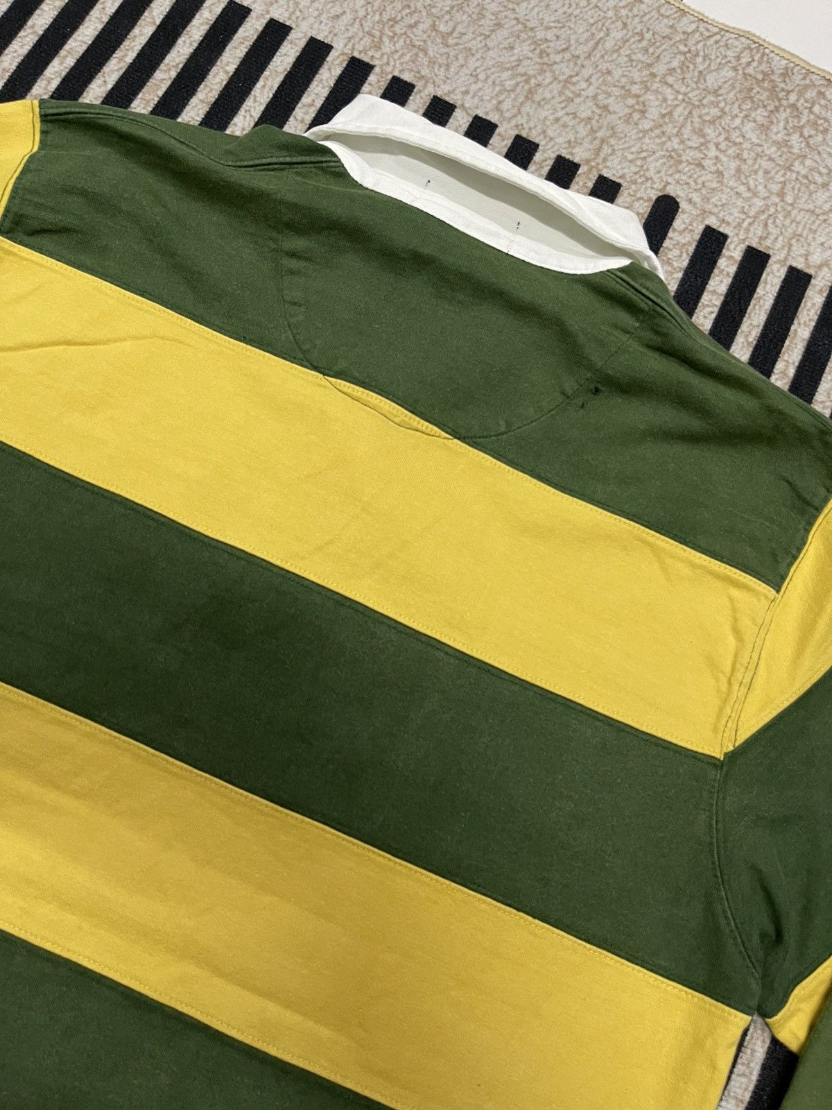 Polo Ralph Lauren 1990 POLO RALPH LAUREN STRIPES KANYE WEST STYLE POLO SHIRT Size US M / EU 48-50 / 2 - 19 Thumbnail