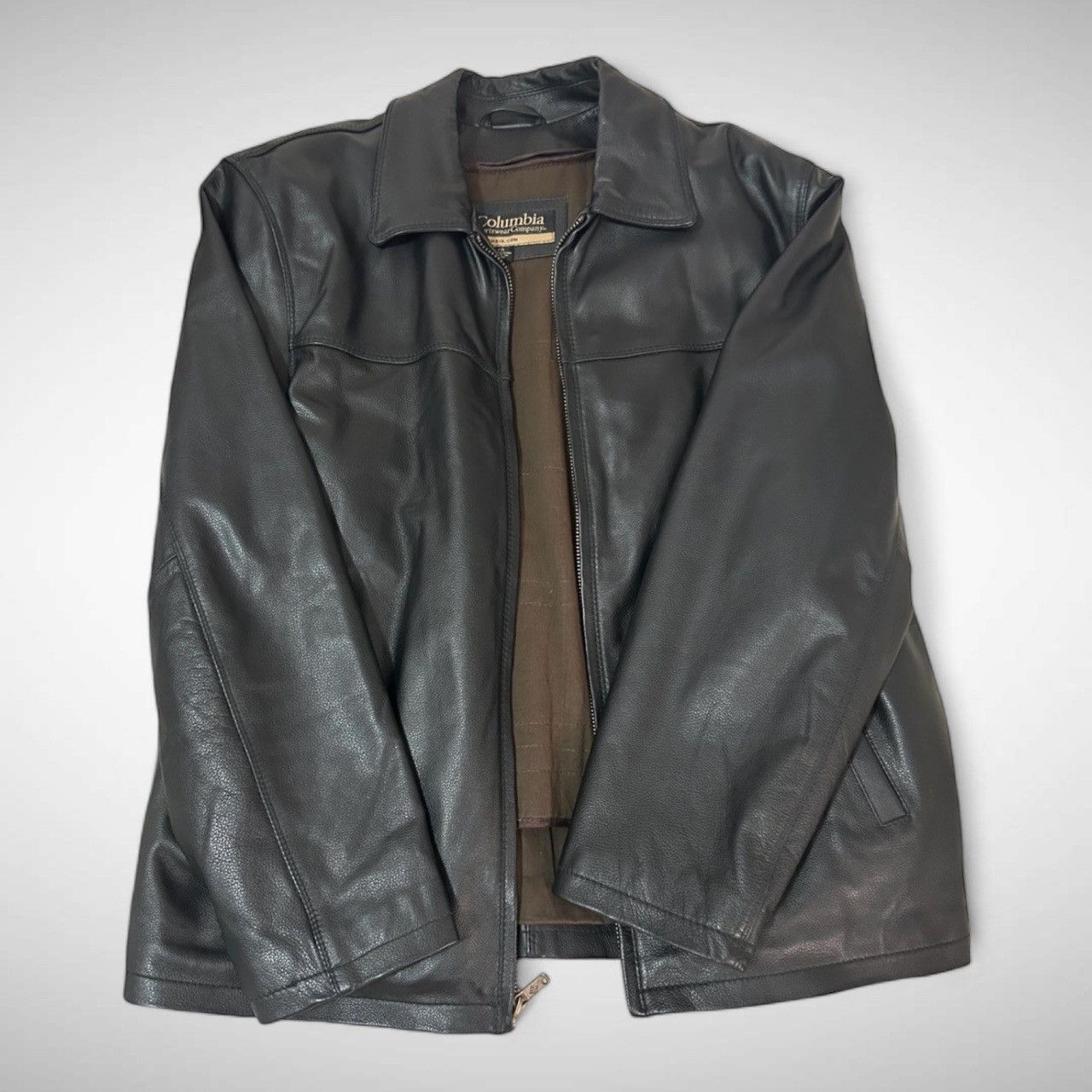 Columbia Brown Colombia leather jacket Size US L / EU 52-54 / 3 - 1 Thumbnail