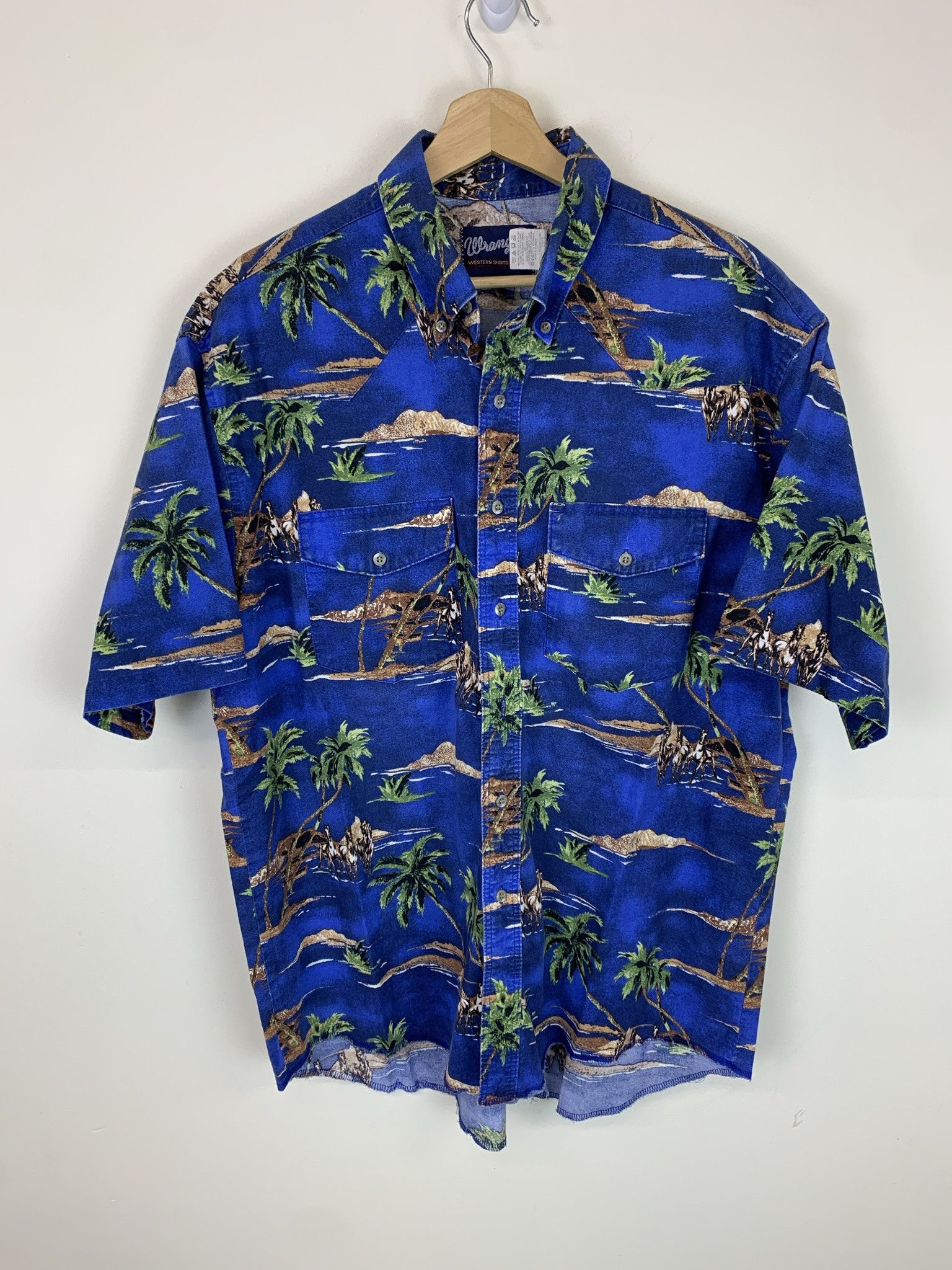 Flannel × Vintage Vintage Running Horses Button Up Western Shirt Size XXL Size US XXL / EU 58 / 5 - 1 Thumbnail