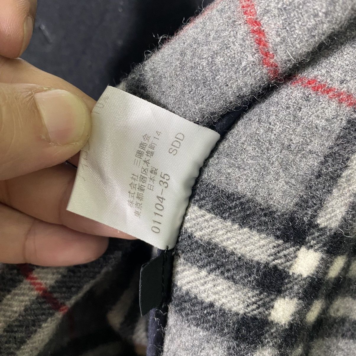 Burberry × Burberry Prorsum Vintage Burberry London Blue Label Nova Check Duffer Coat Size US M / EU 48-50 / 2 - 10 Thumbnail