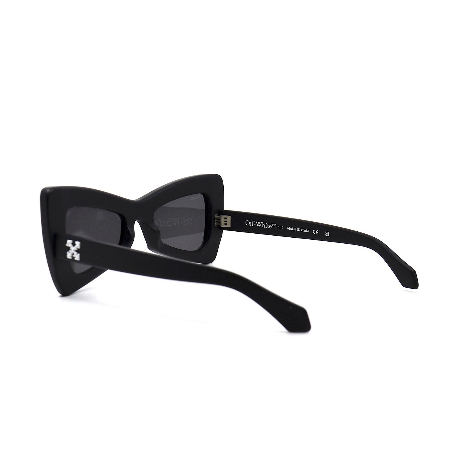 Off-White NEW! OFF-WHITE NASHVILLE OER1070 BLACK/WHITE GREY SUNGLASSES Size ONE SIZE - 5 Thumbnail