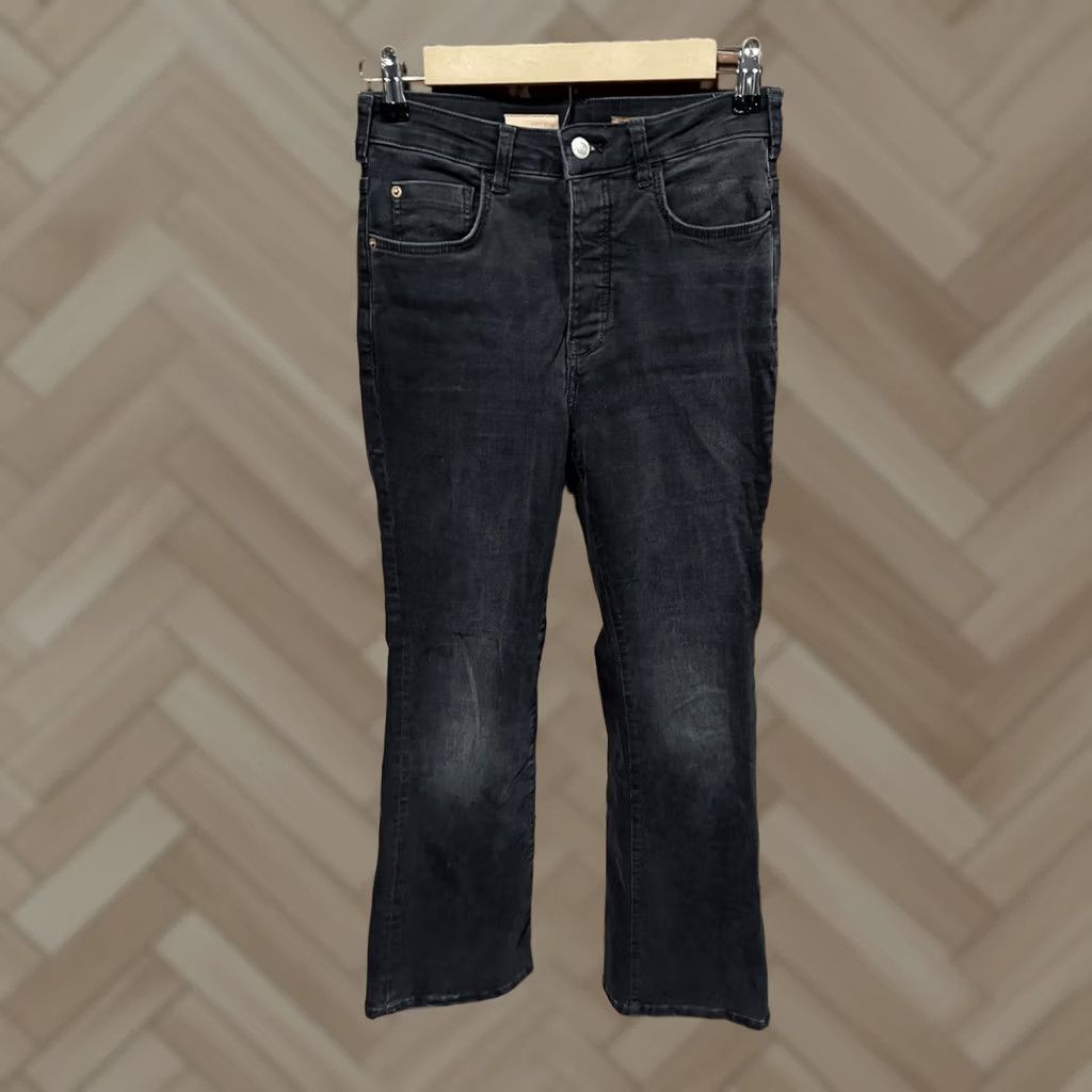 Anthropologie Anthropologie Pilcro Womens Black Straight Leg Denim Jeans Size 26 Petite Size 26" / US 2 / IT 38 - 1 Thumbnail