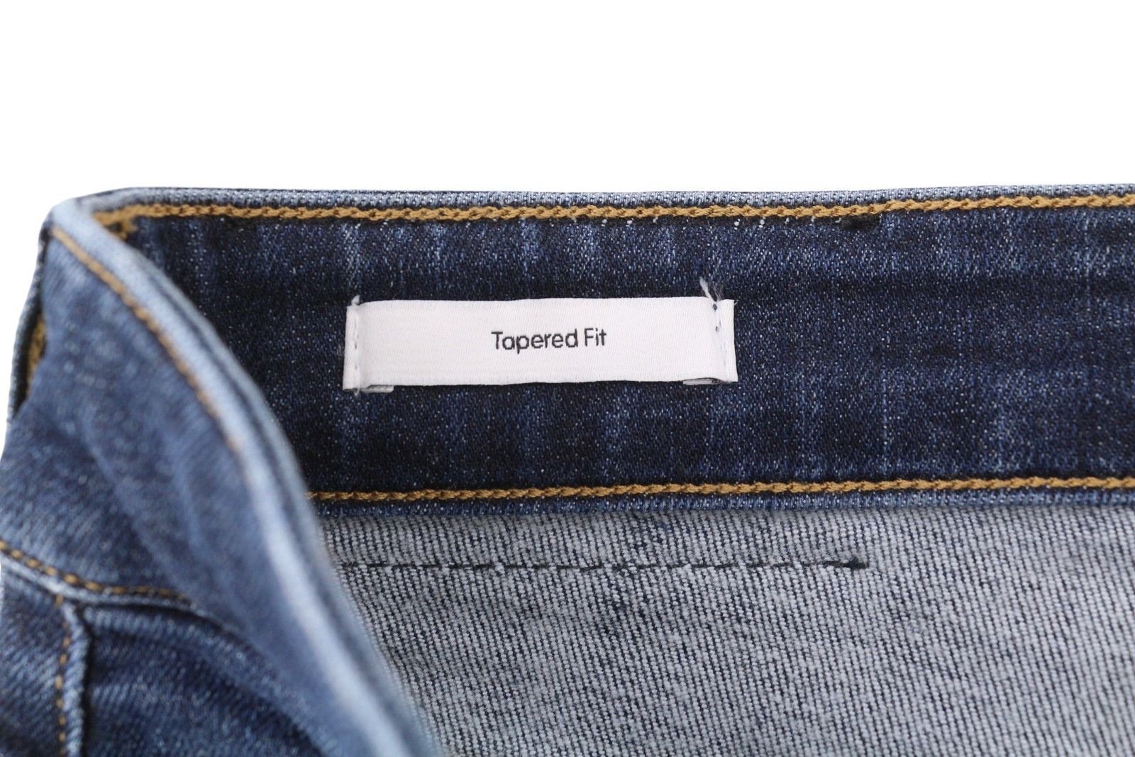 Calvin Klein TAPERED DARK BLUE W38/L32 Stretch Denim Jeans 84960 Size US 38 / EU 54 - 11 Thumbnail