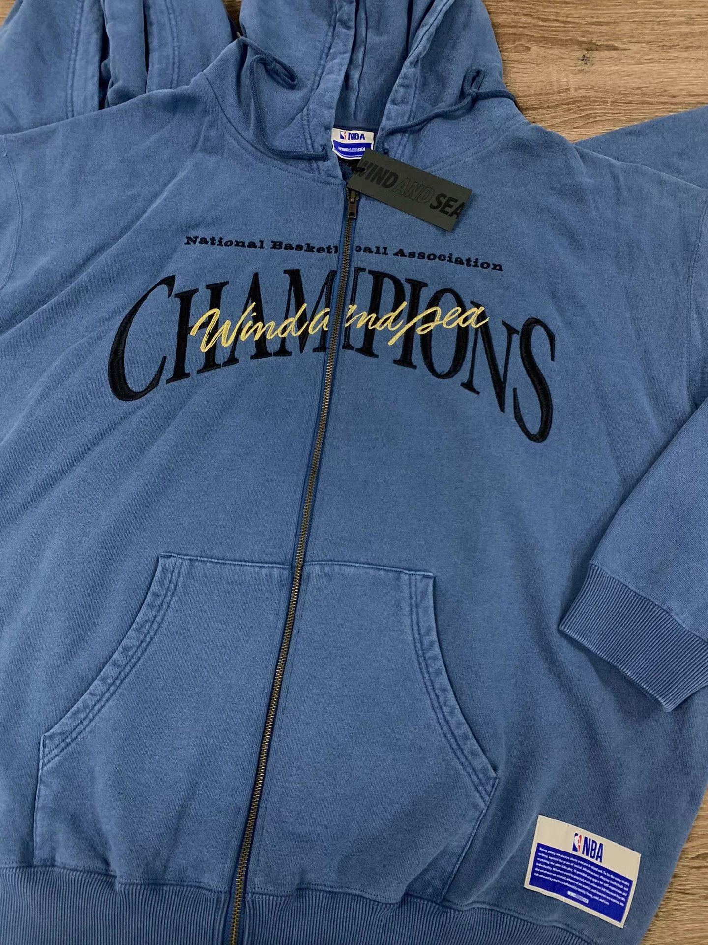 NBA WDS-NBA Heavyweight Denim Dark Blue Sweatshirt Ｑ22 Size US XL / EU 56 / 4 - 5 Thumbnail