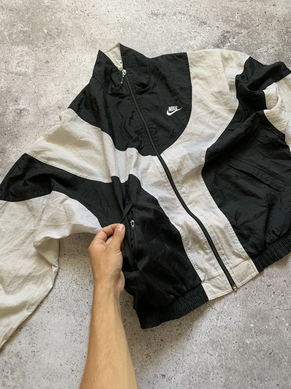 Nike × Vintage Vintage 90s Nike Logo Track Jacket Size US M / EU 48-50 / 2 - 3 Thumbnail