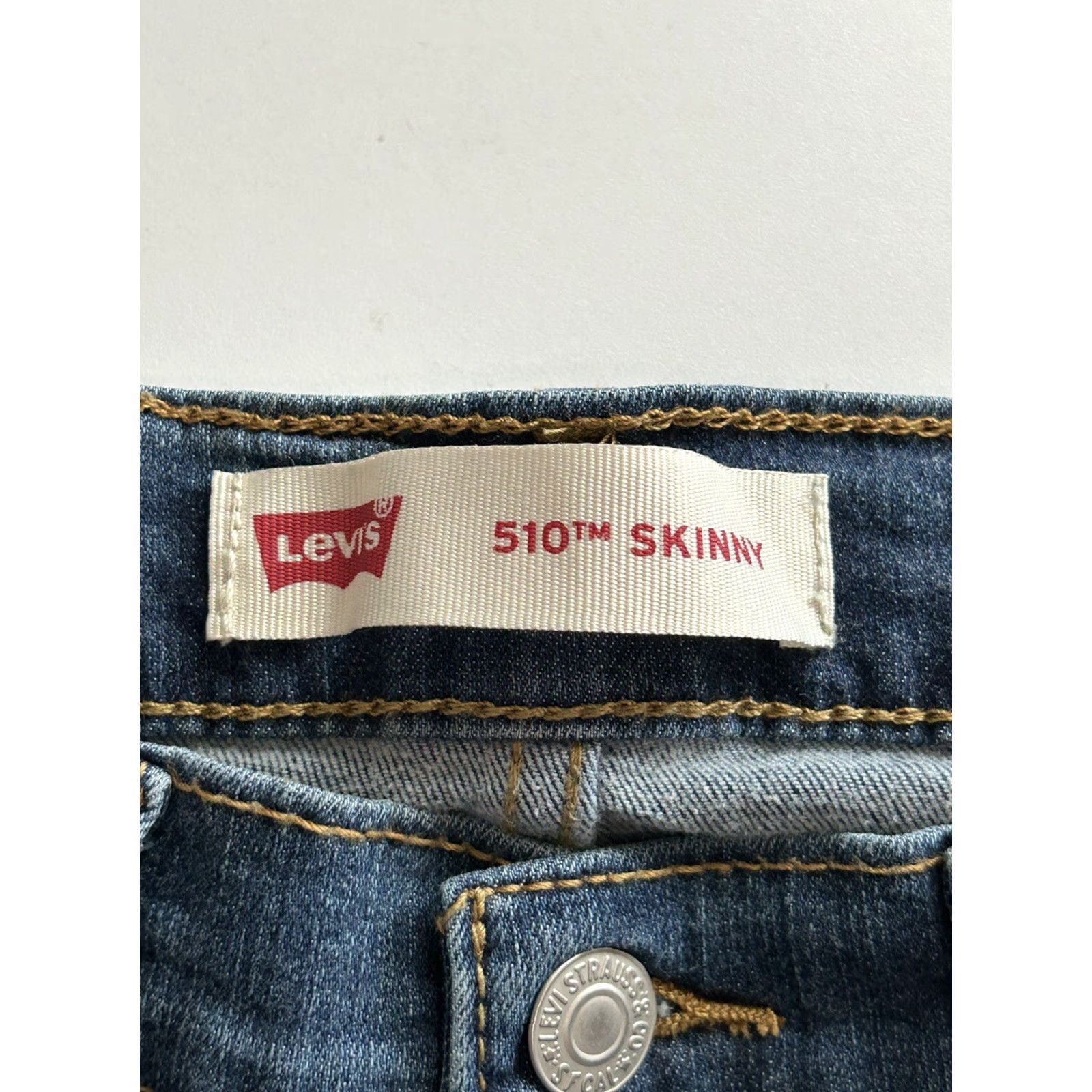 Levi's Levi's 510 Skinny Jeans Men Regular 28x30 Blue Denim Stretch/Medium Rise 28 Inseam Size US 28 / EU 44 - 3 Thumbnail