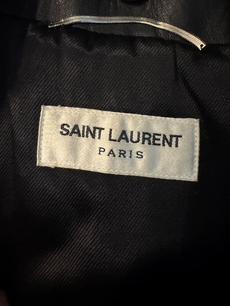 Hedi Slimane Saint Laurent Hedi Slimane Leather Jacket- Size US M / EU 48-50 / 2 - 7 Thumbnail
