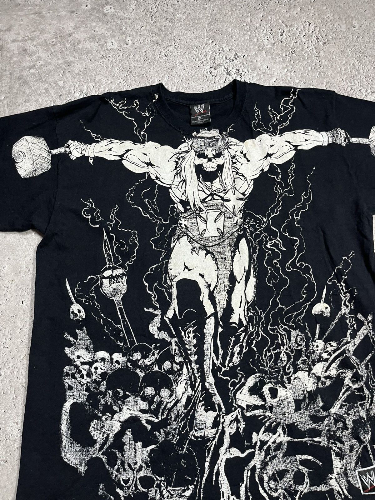WWE Vintage 2008 WWE Triple H All Over Print T Shirt Size US XL / EU 56 / 4 - 3 Thumbnail