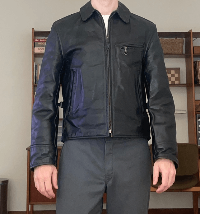 Aero Leathers Aero Leather half belt horsehide leather jacket Size US S / EU 44-46 / 1 - 6 Thumbnail