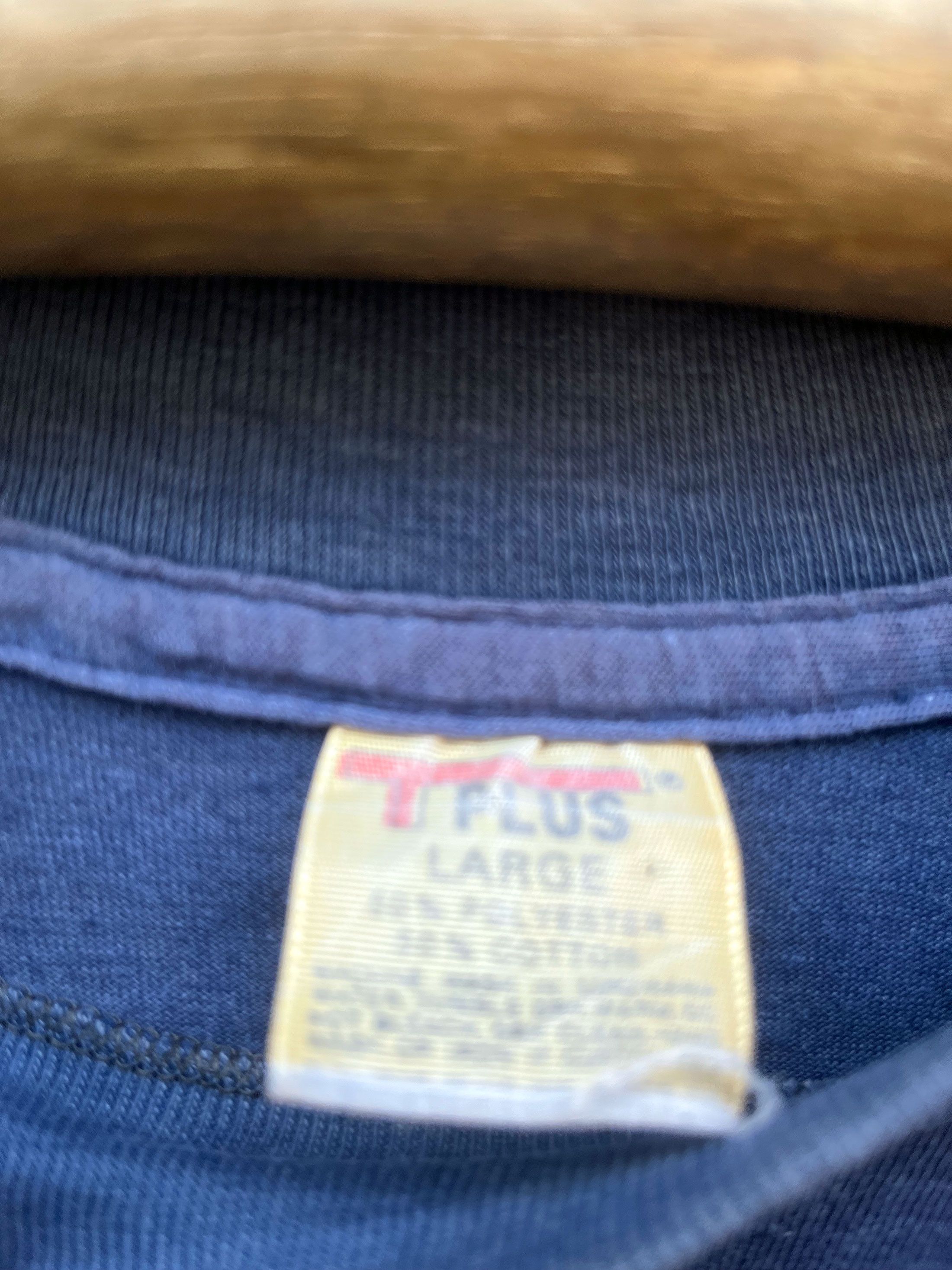 Vintage 70s 80s Art Artist Sunfaded Paper Thin Single Stitch