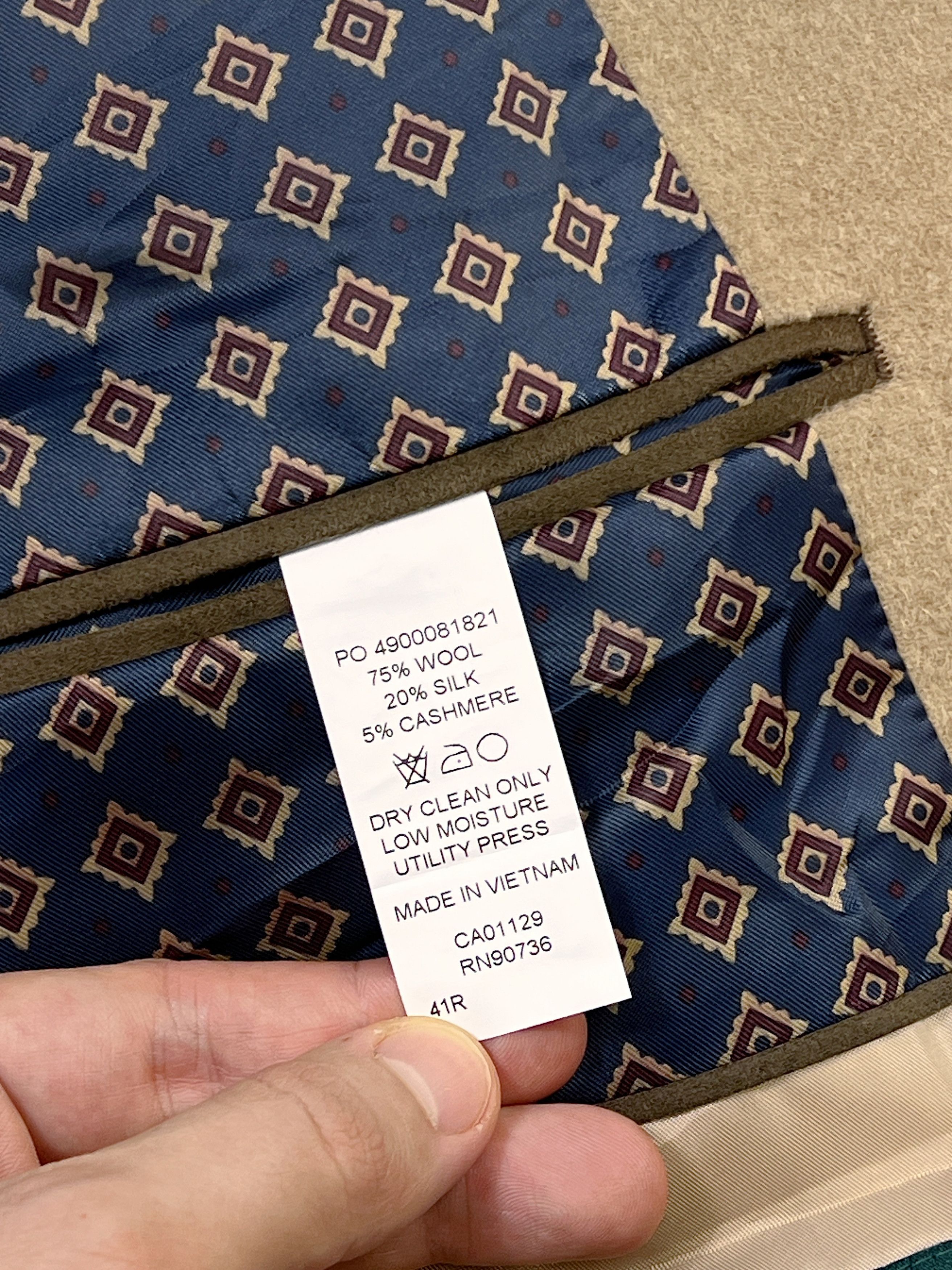 Polo Ralph Lauren × Ralph Lauren Ralph Lauren Blazer Jacket Wool Silk Cashmere Size US M / EU 48-50 / 2 - 16 Thumbnail