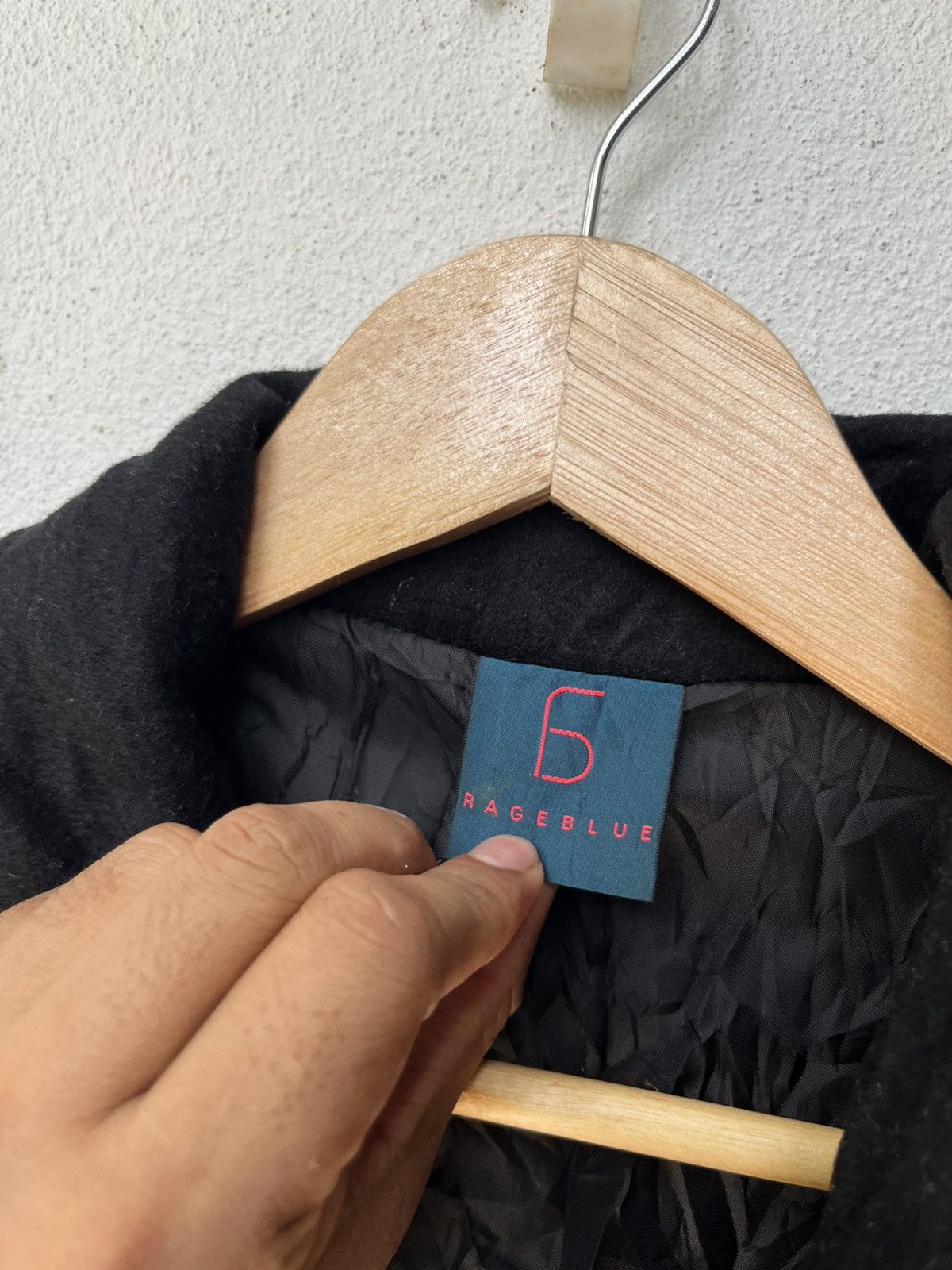 RAGEBLUE 💥Japanese Brand Rageblue Wool Jackets Size M / US 6-8 / IT 42-44 - 5 Thumbnail