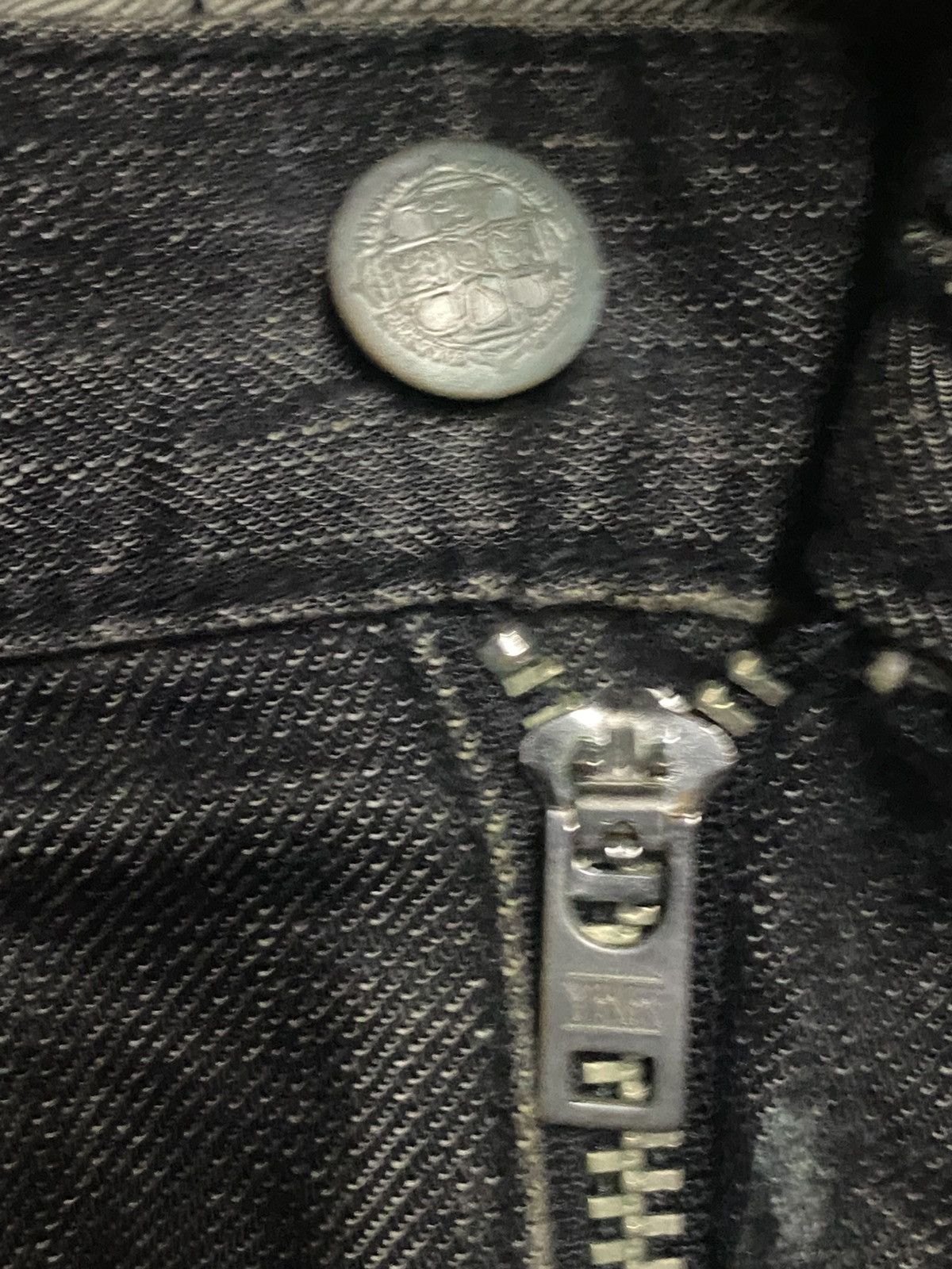 Japanese Brand Vintage Japanese Brand Black Denim Mud Wash Skinny Jeans Size US 32 / EU 48 - 10 Thumbnail
