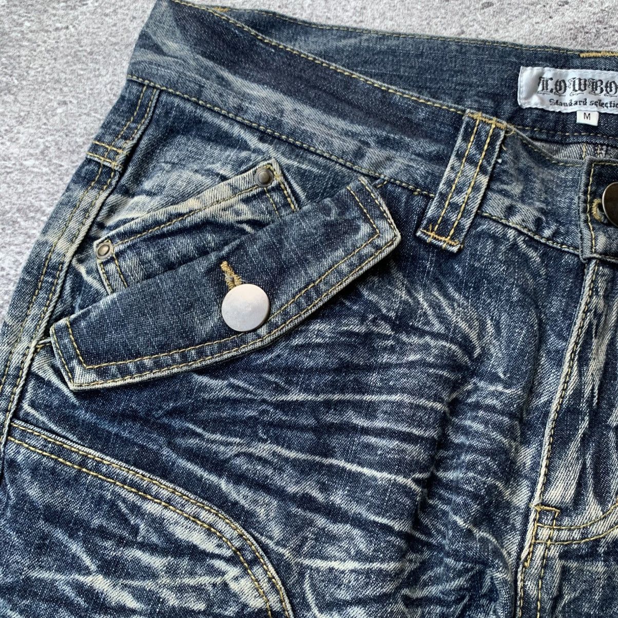 If Six Was Nine × Japanese Brand × Le Grande Bleu (L.G.B.) Lowbox Cargo multipocket Flare Denim Jeans Size US 31 - 11 Thumbnail
