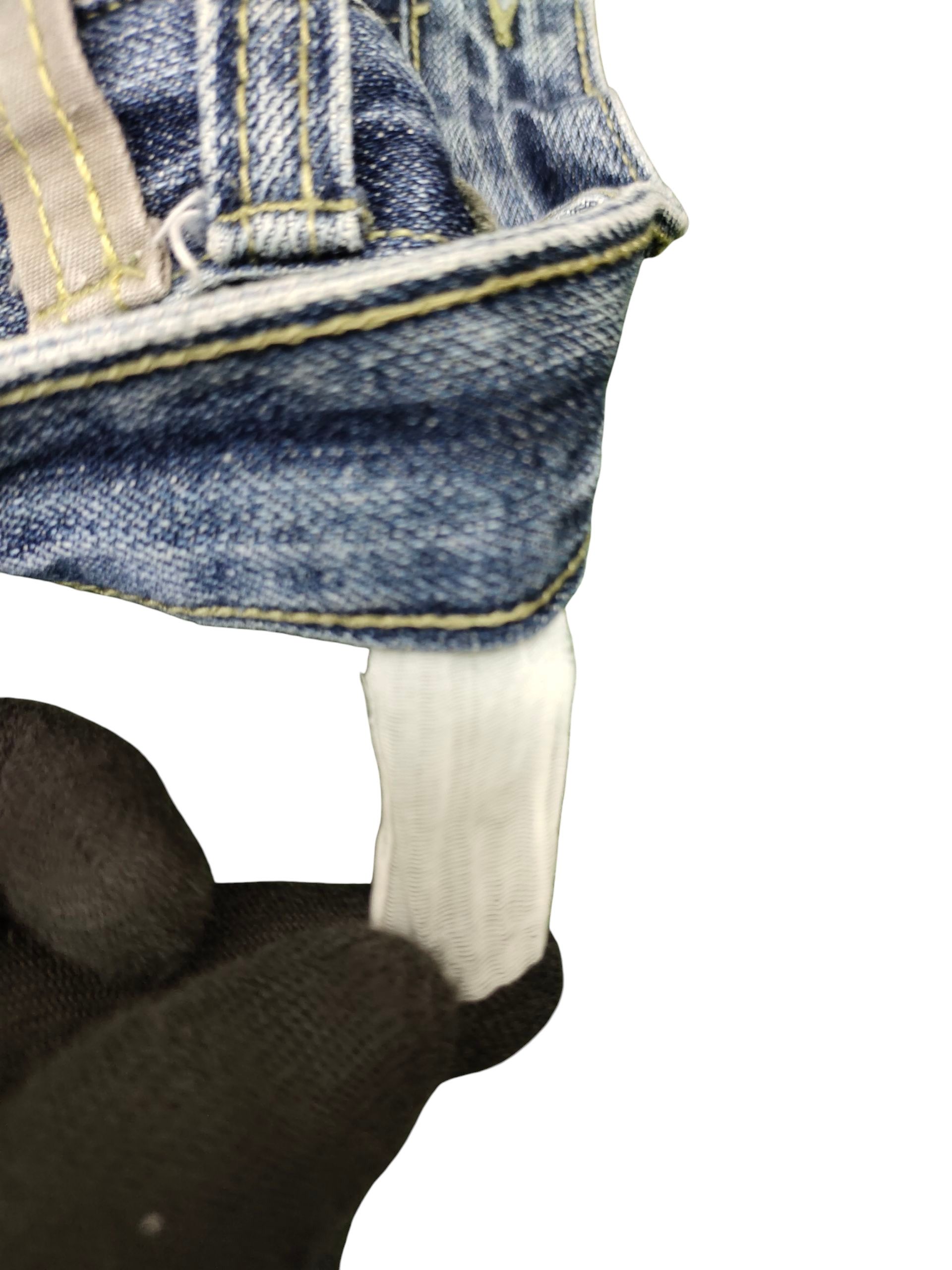 Hysteric Glamour × Undercover Japanese Brand Double Waist Clawmark Distress Faded Jeans Size US 37 - 10 Thumbnail