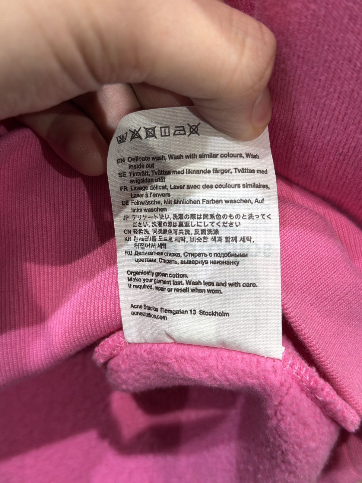 Acne Studios Acne Studios Quarter Zip Pink Sweater Size US M / EU 48-50 / 2 - 8 Thumbnail