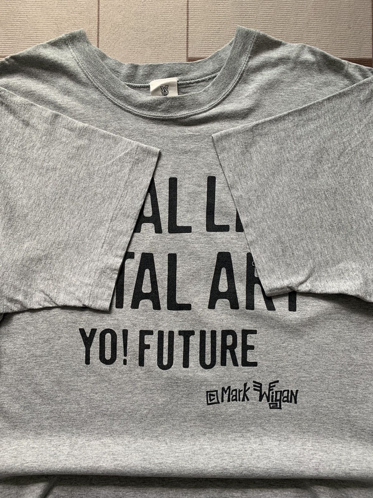 Vintage Vintage 90s Mark Wigan "Total Life Total Art Yo!Future" Size US L / EU 52-54 / 3 - 8 Thumbnail