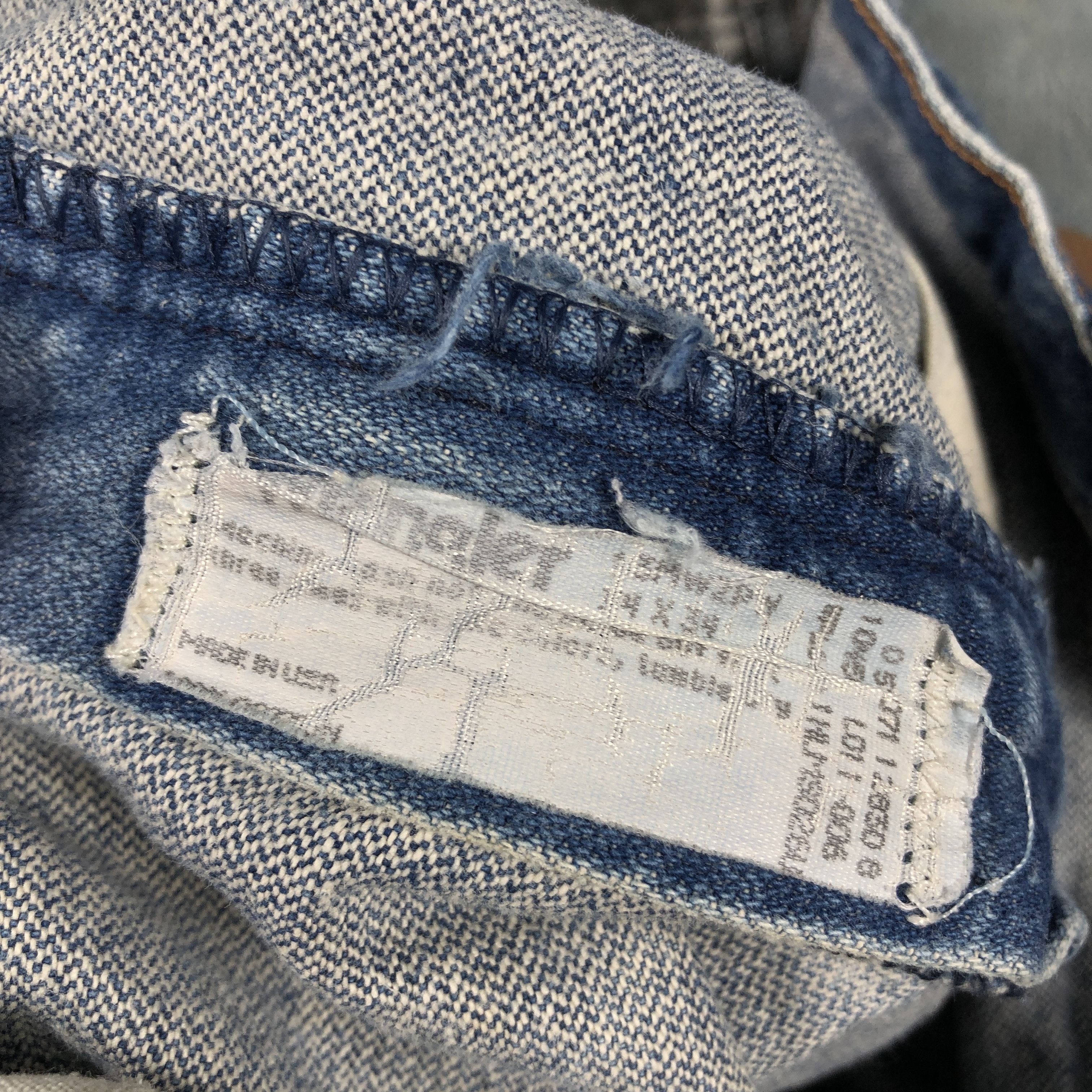 Vintage × Wrangler Vintage Wrangler Light Blue Wash Jeans L711 Size US 33 - 8 Thumbnail