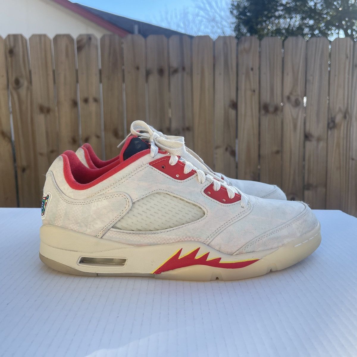 Jordan Brand Jordan 5 Retro 2021 Low Chinese New Year Mens size- 10 Size US 10 / EU 43 - 1 Thumbnail