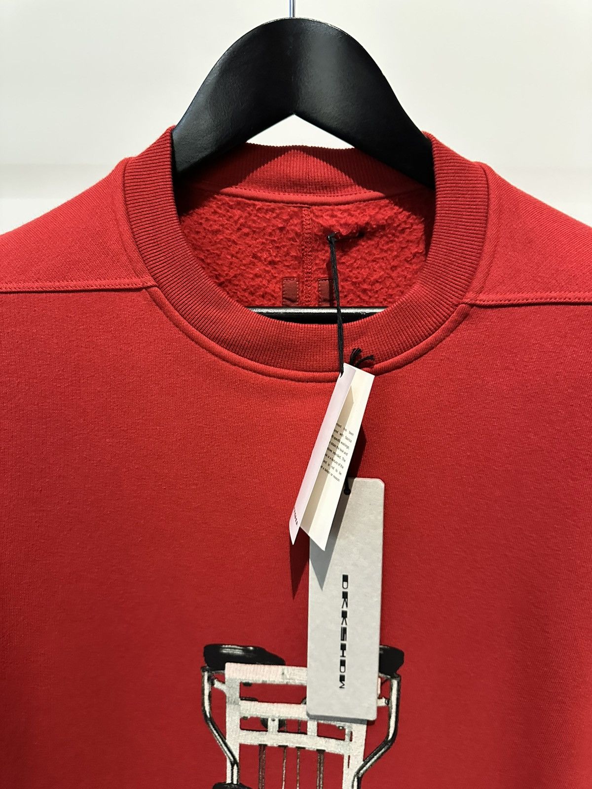 Rick Owens Drkshdw Rick Owens DRKSHDW Hustler Crewneck Size US XS / EU 42 / 0 - 5 Thumbnail