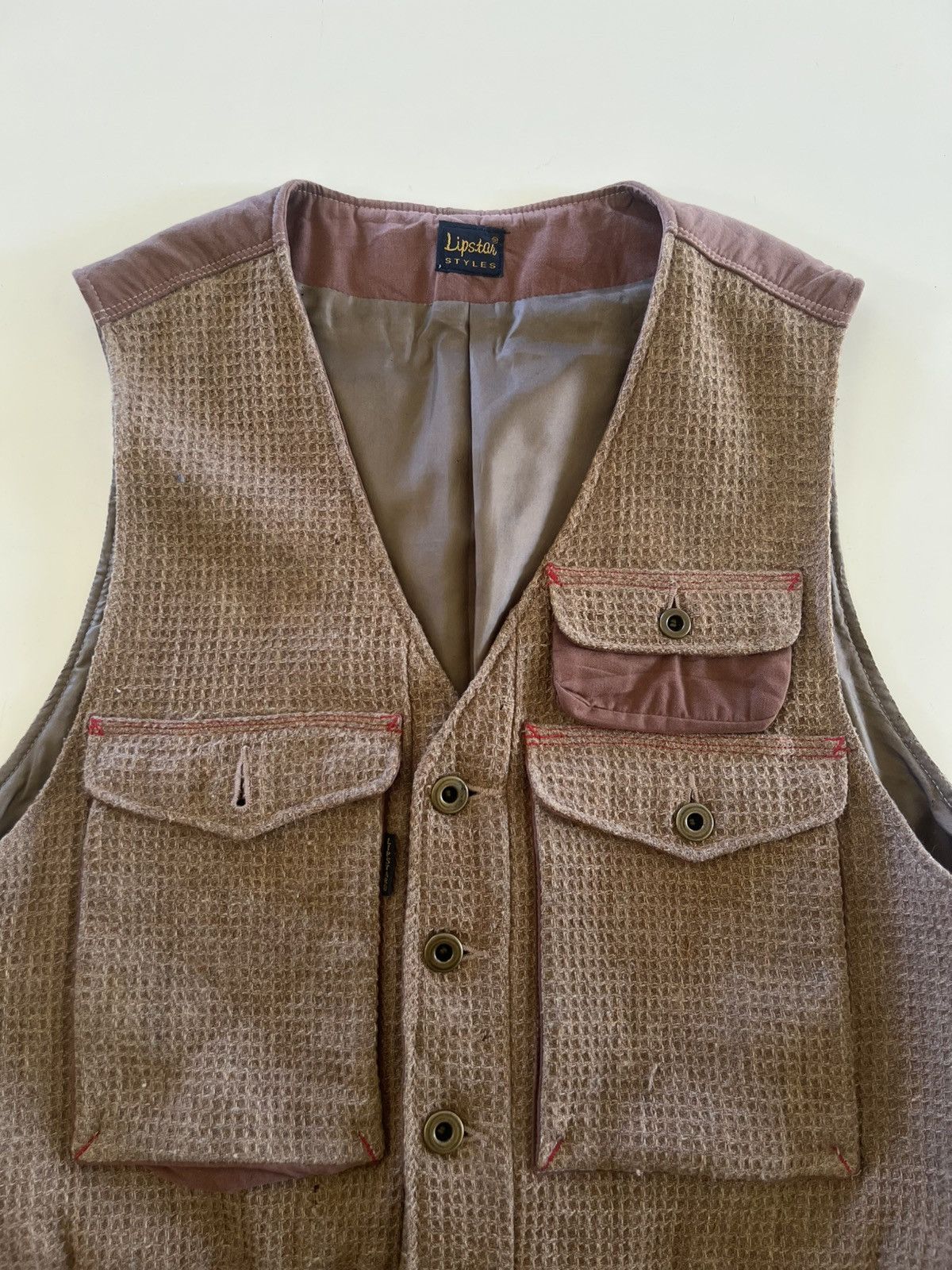 Japanese Brand Lipstar Styles Multipocket Vest Size US M / EU 48-50 / 2 - 2 Thumbnail