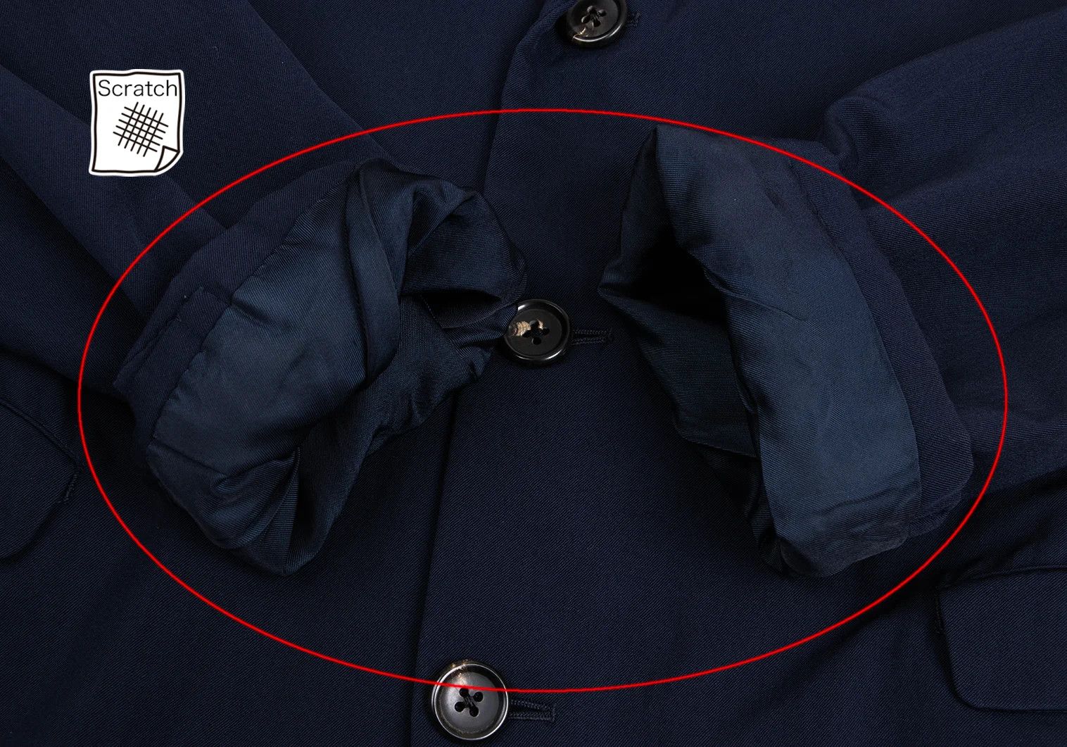 Yohji Yamamoto Yohji Yamamoto Wool Gabardine Jacket Navy M Size US M / EU 48-50 / 2 - 9 Thumbnail