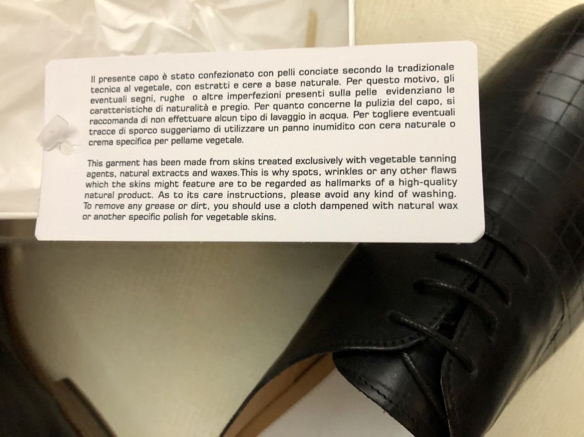 Maison Margiela Maison Margiela 22 🇮🇹 black matrix laser cut derby 44 NEW Size US 11 / EU 44 - 2 Thumbnail